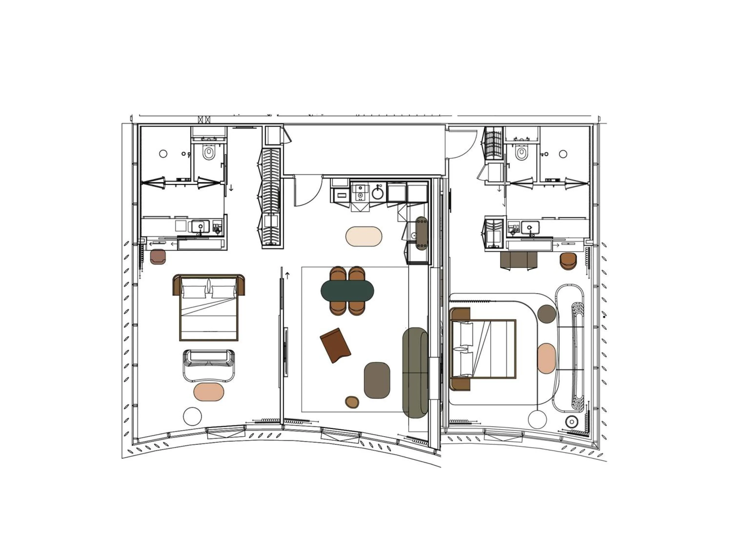 Bedroom in Mondrian Gold Coast