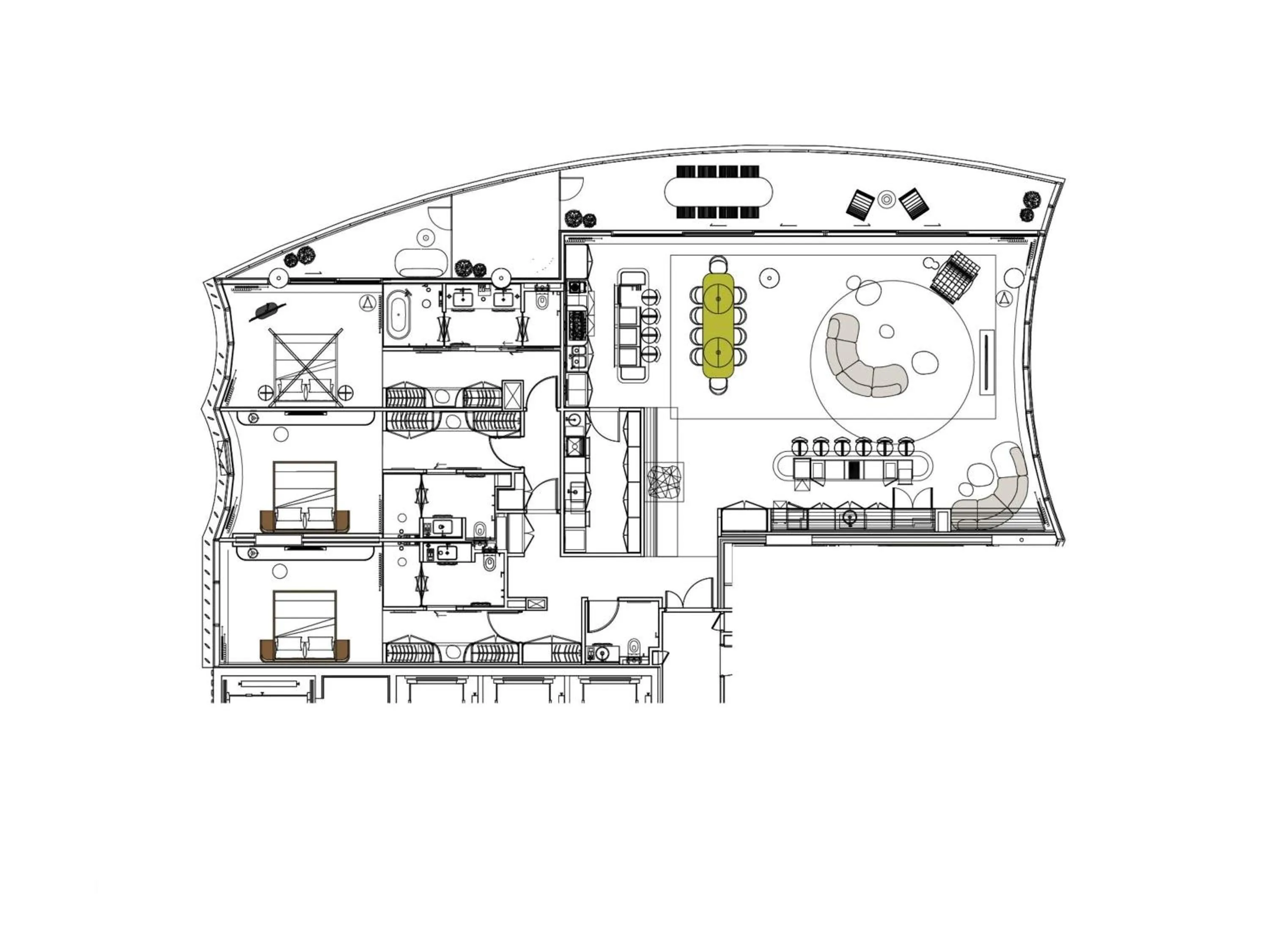 Bedroom in Mondrian Gold Coast