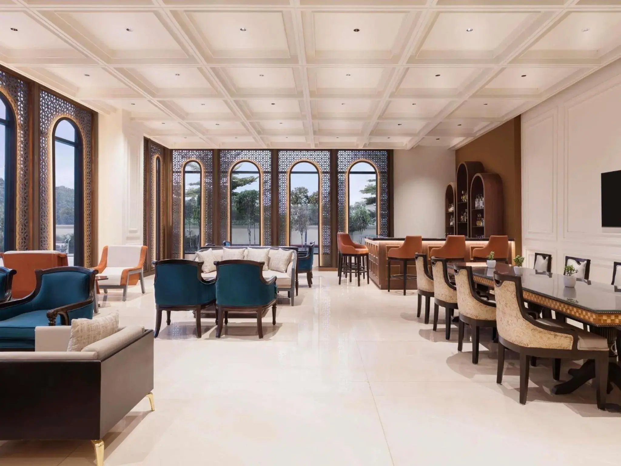 Lounge or bar in Mercure Lucknow Gomti Nagar Lounge or bar in Mercure Lucknow Gomti Nagar