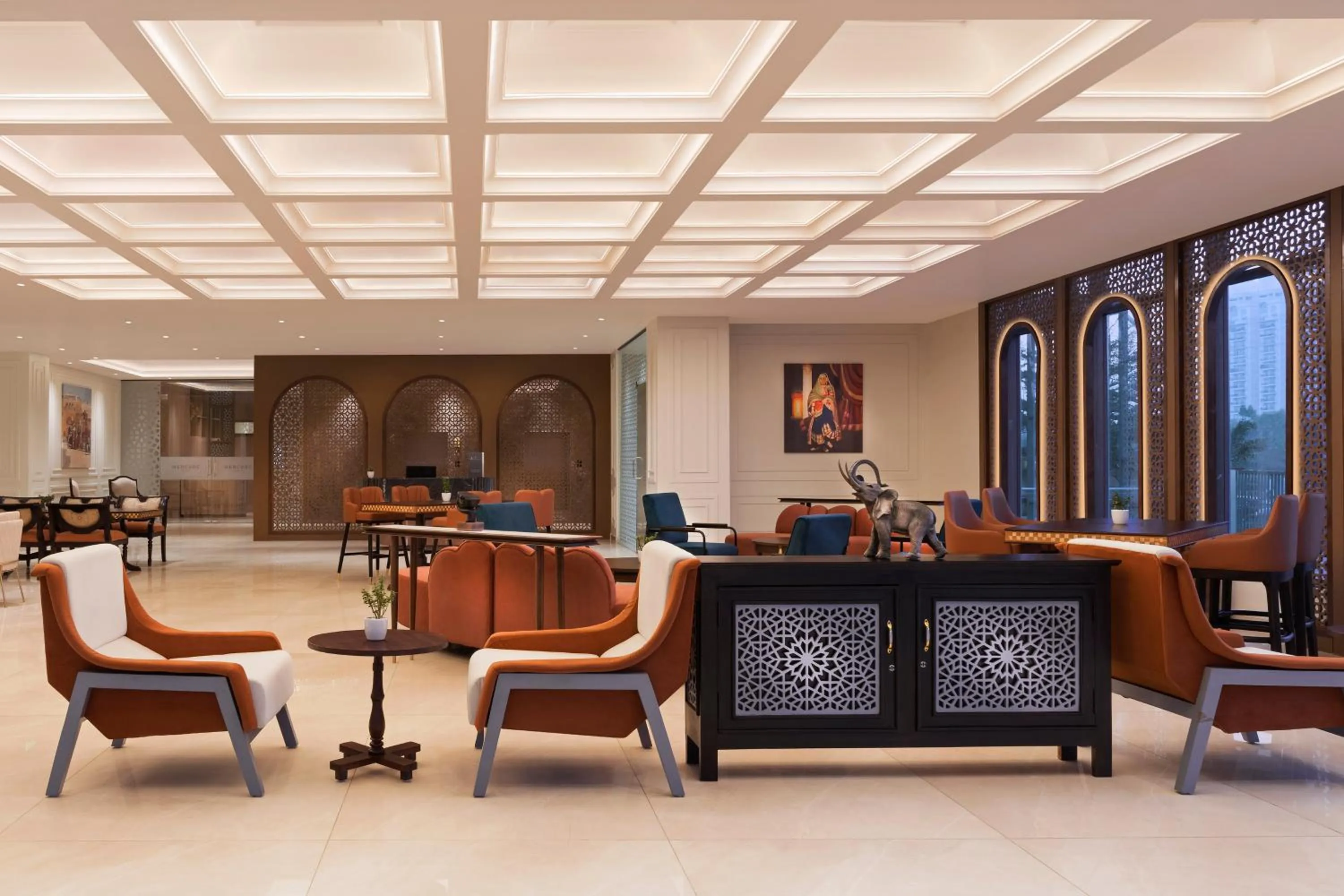 Lobby or reception in Mercure Lucknow Gomti Nagar