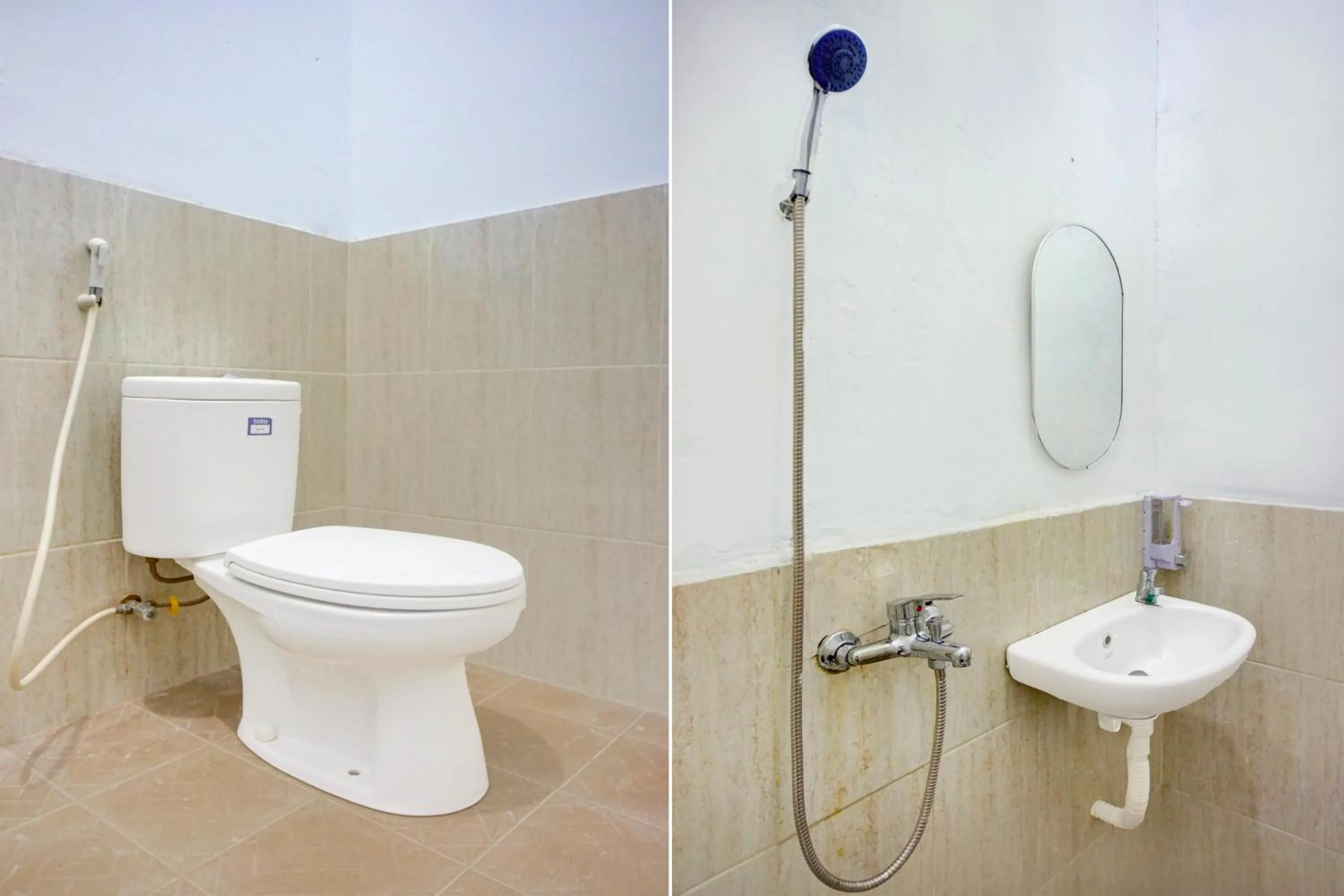 Bathroom in Hotel O Krakatau Near Universitas Muhammadiya Sumatra Utara ( UMSU )