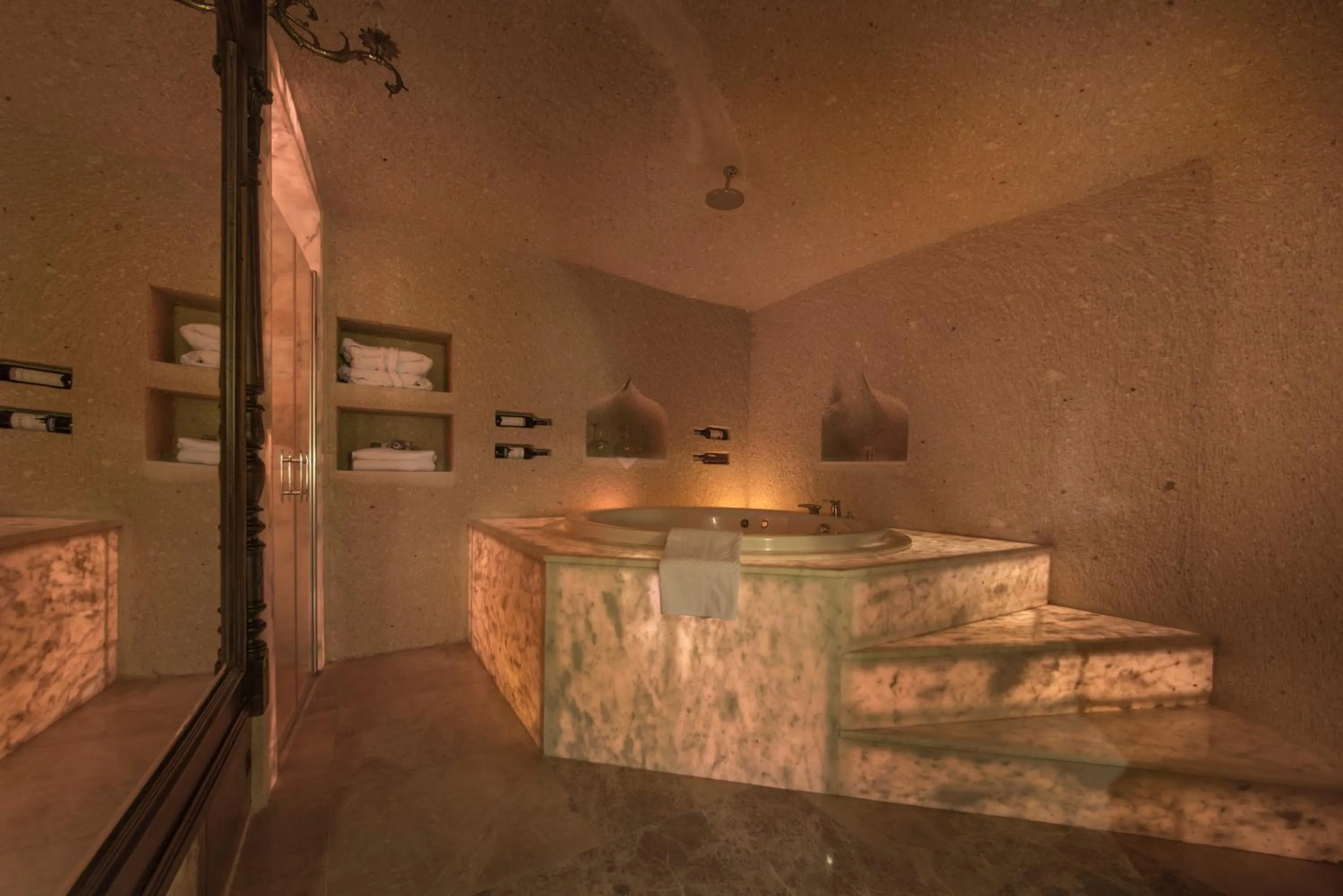 Bathroom in Elika Cave Suites & Spa