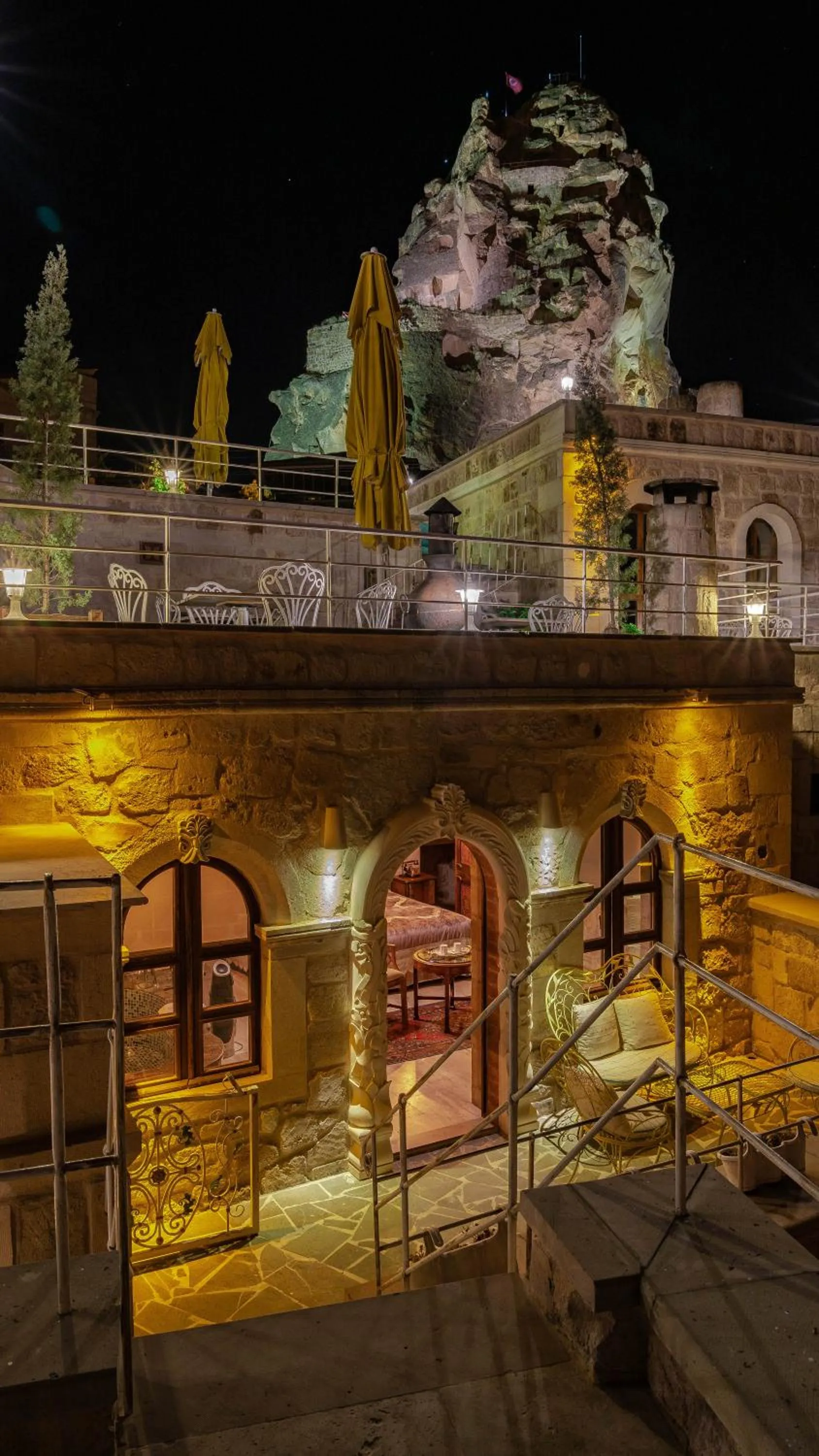 Balcony/Terrace in Elika Cave Suites & Spa