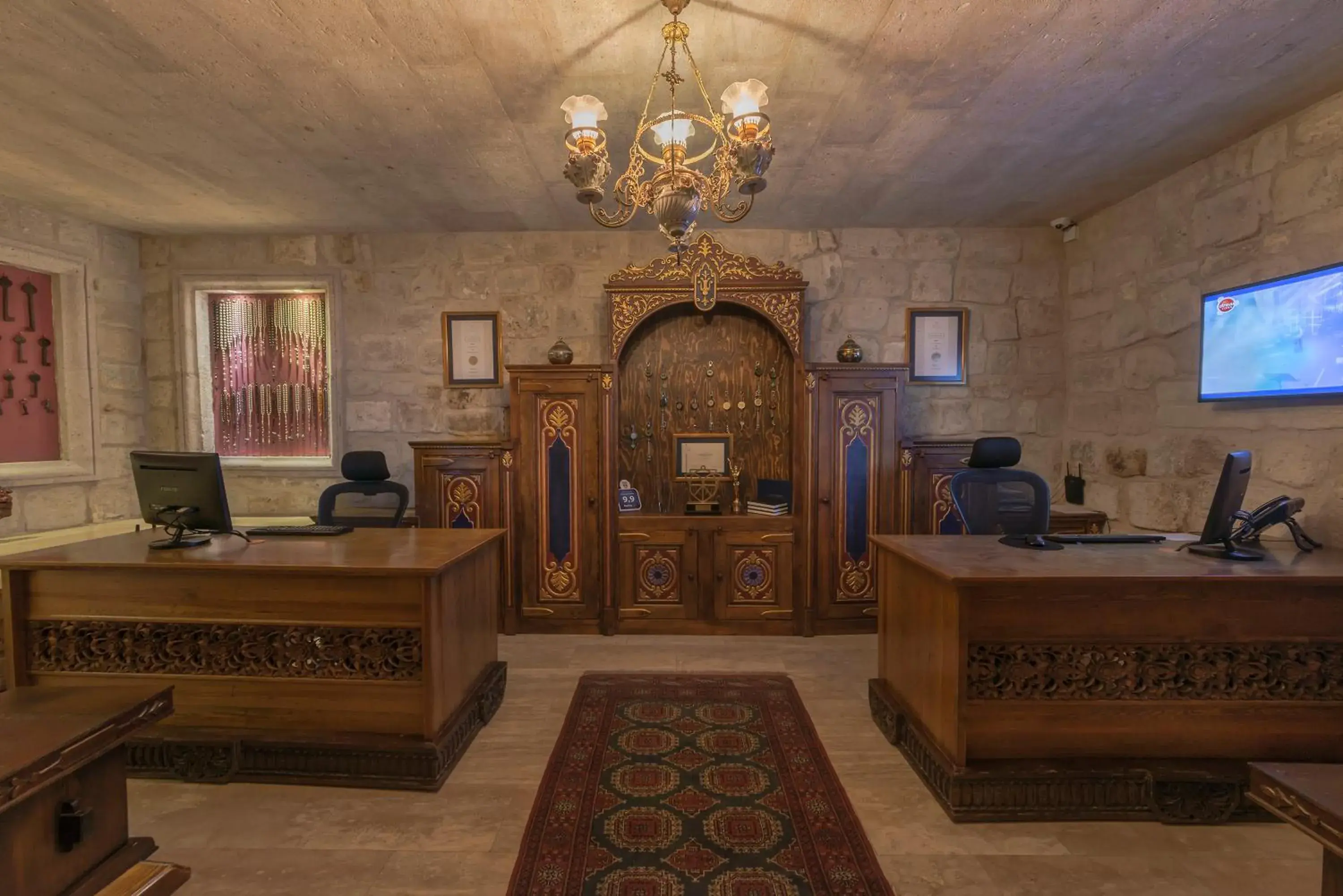 Lobby or reception in Elika Cave Suites & Spa Lobby or reception in Elika Cave Suites & Spa