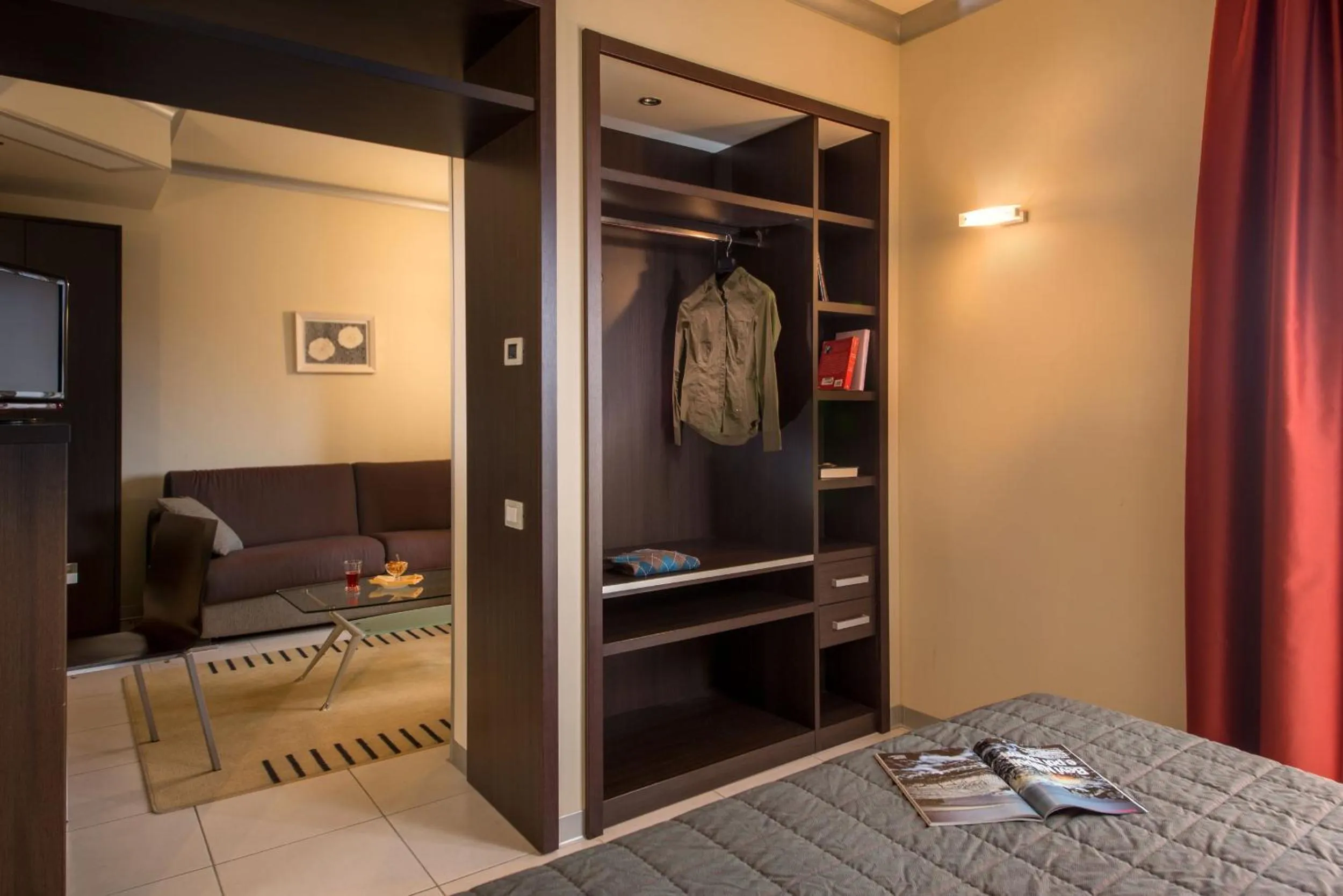 Decorative detail, Bed in Hotel Mediterraneo