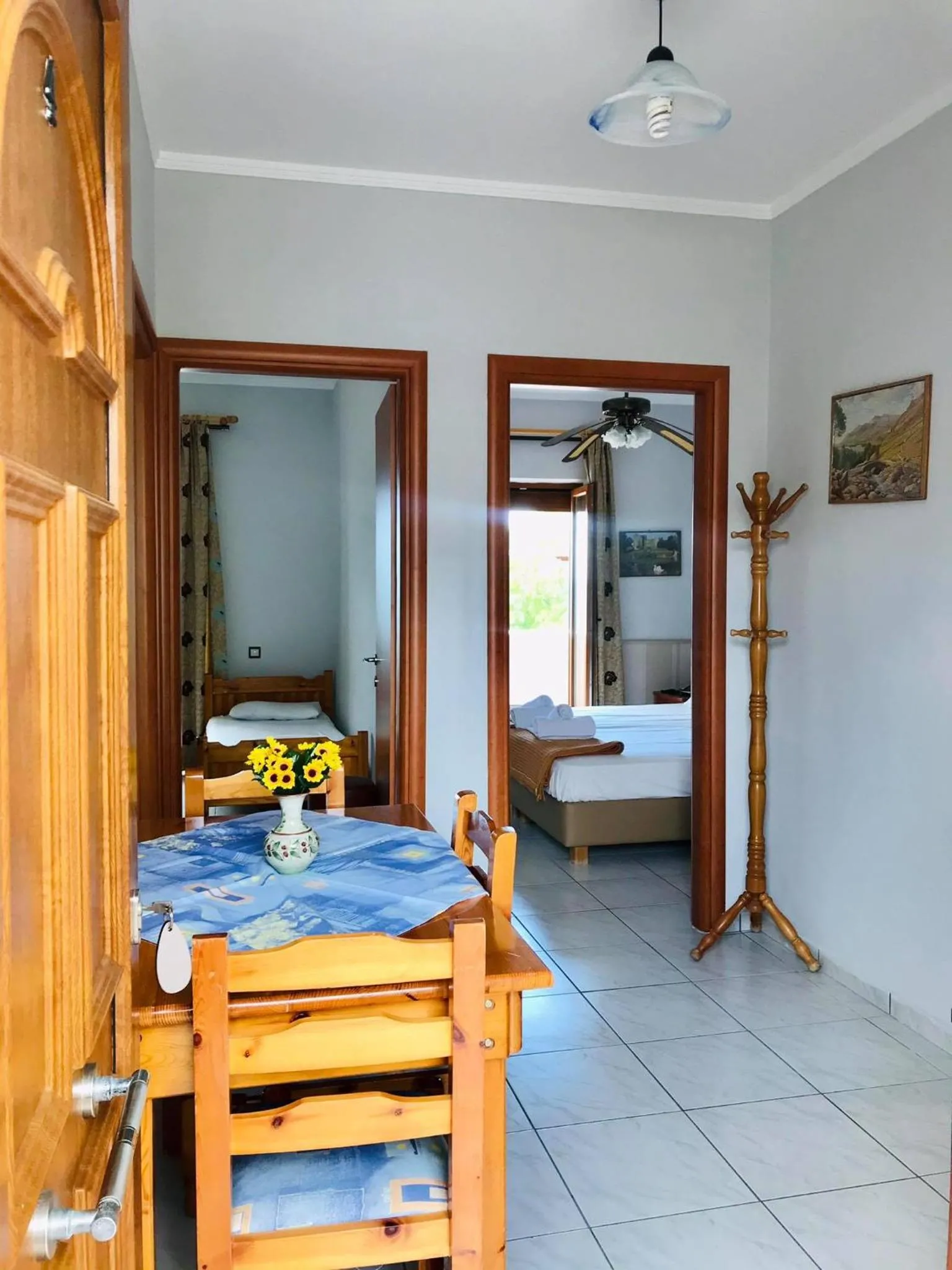 Photo of the whole room, Bed in Aigeiros Apartments & restaurant