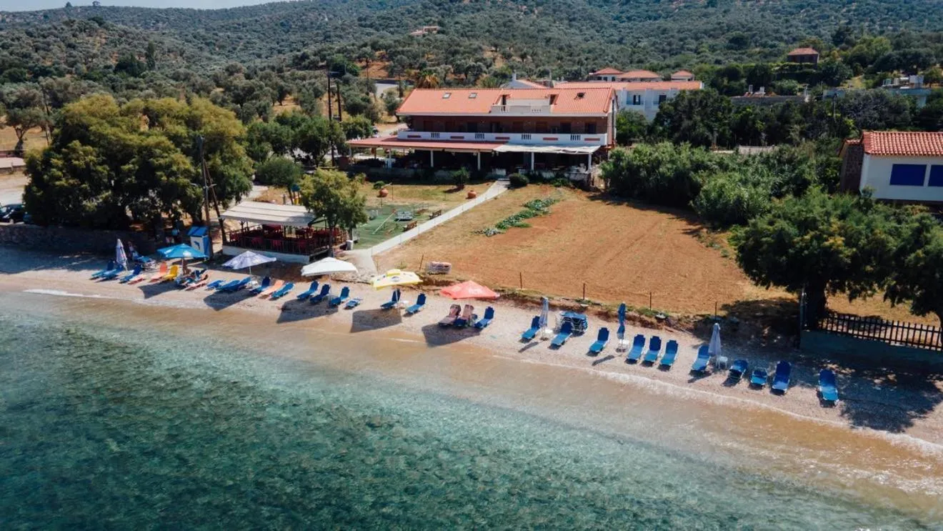 Property building in Aigeiros Apartments & restaurant