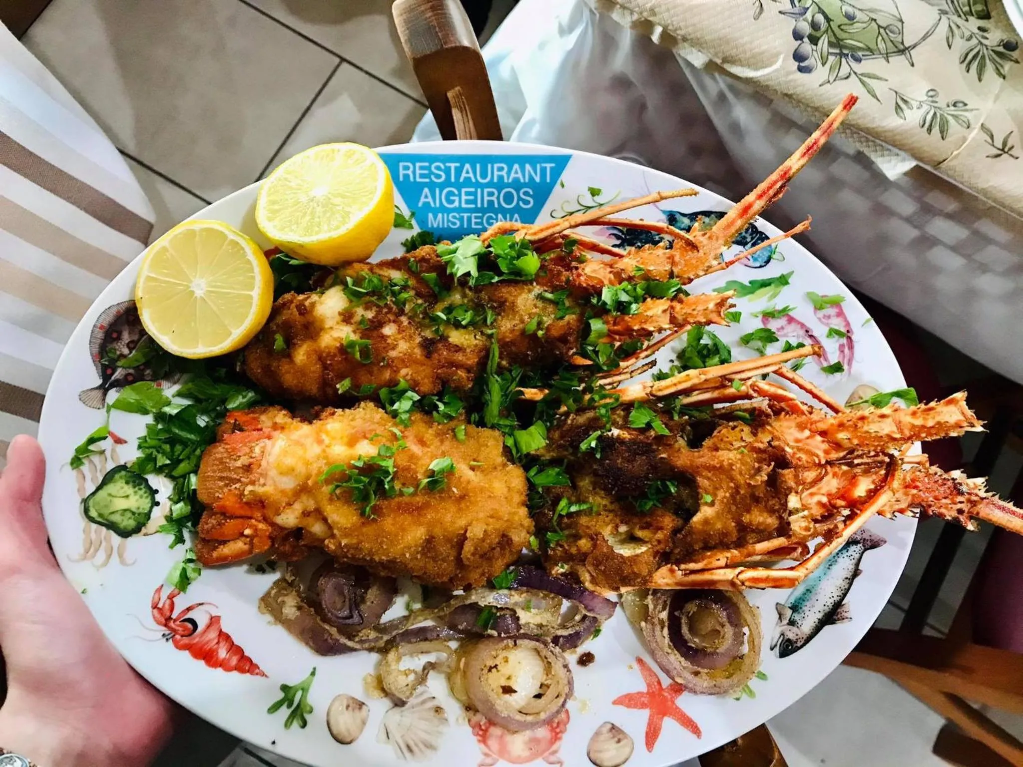 Food in Aigeiros Apartments & restaurant