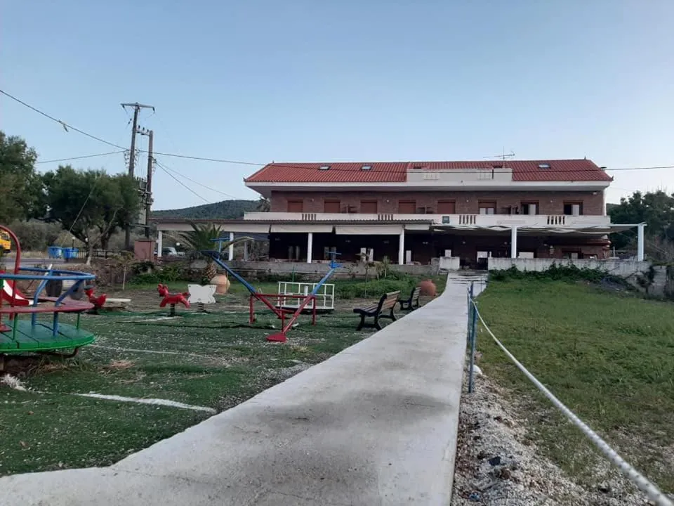 Property building in Aigeiros Apartments & restaurant
