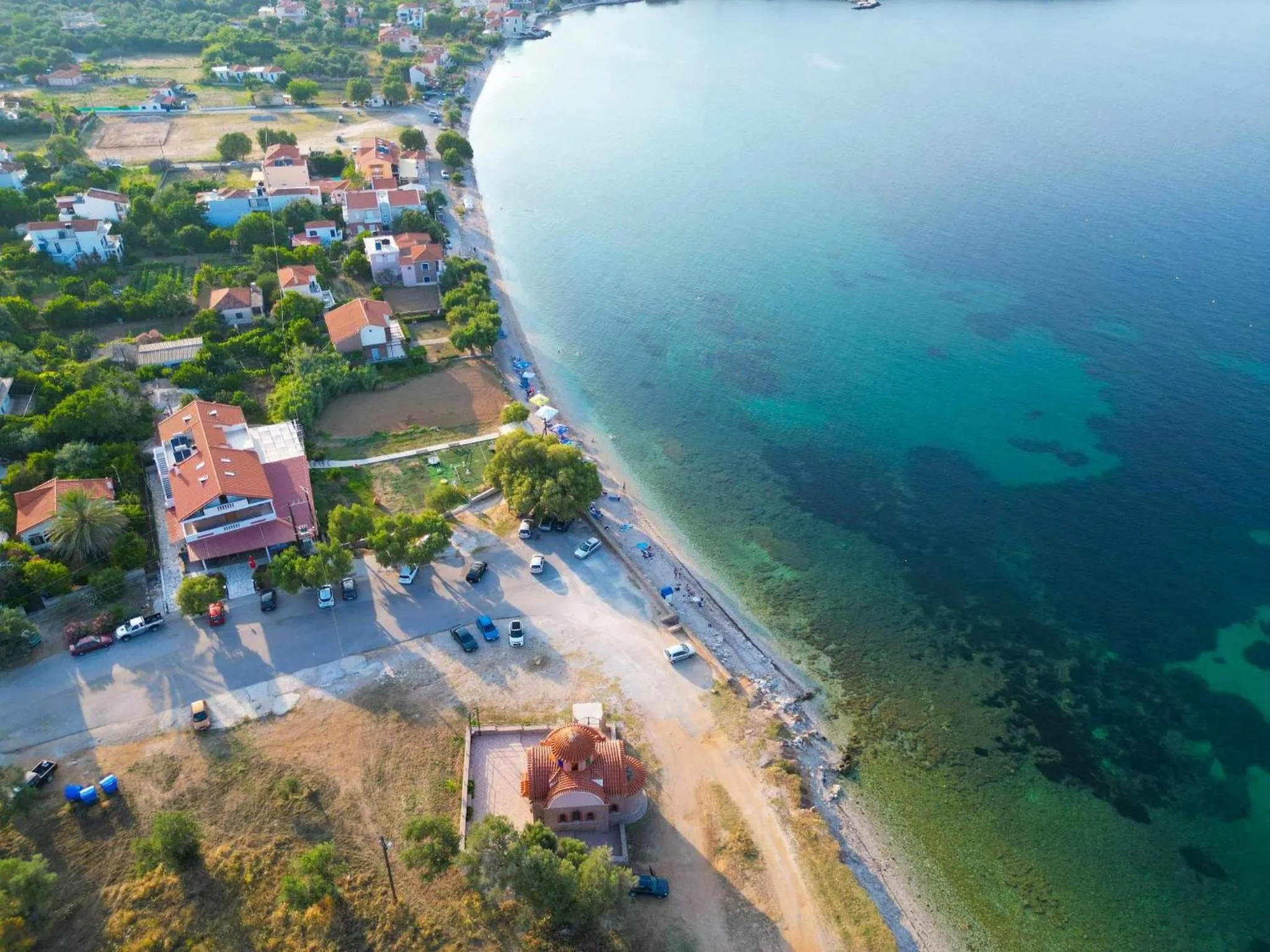 Property building in Aigeiros Apartments & restaurant
