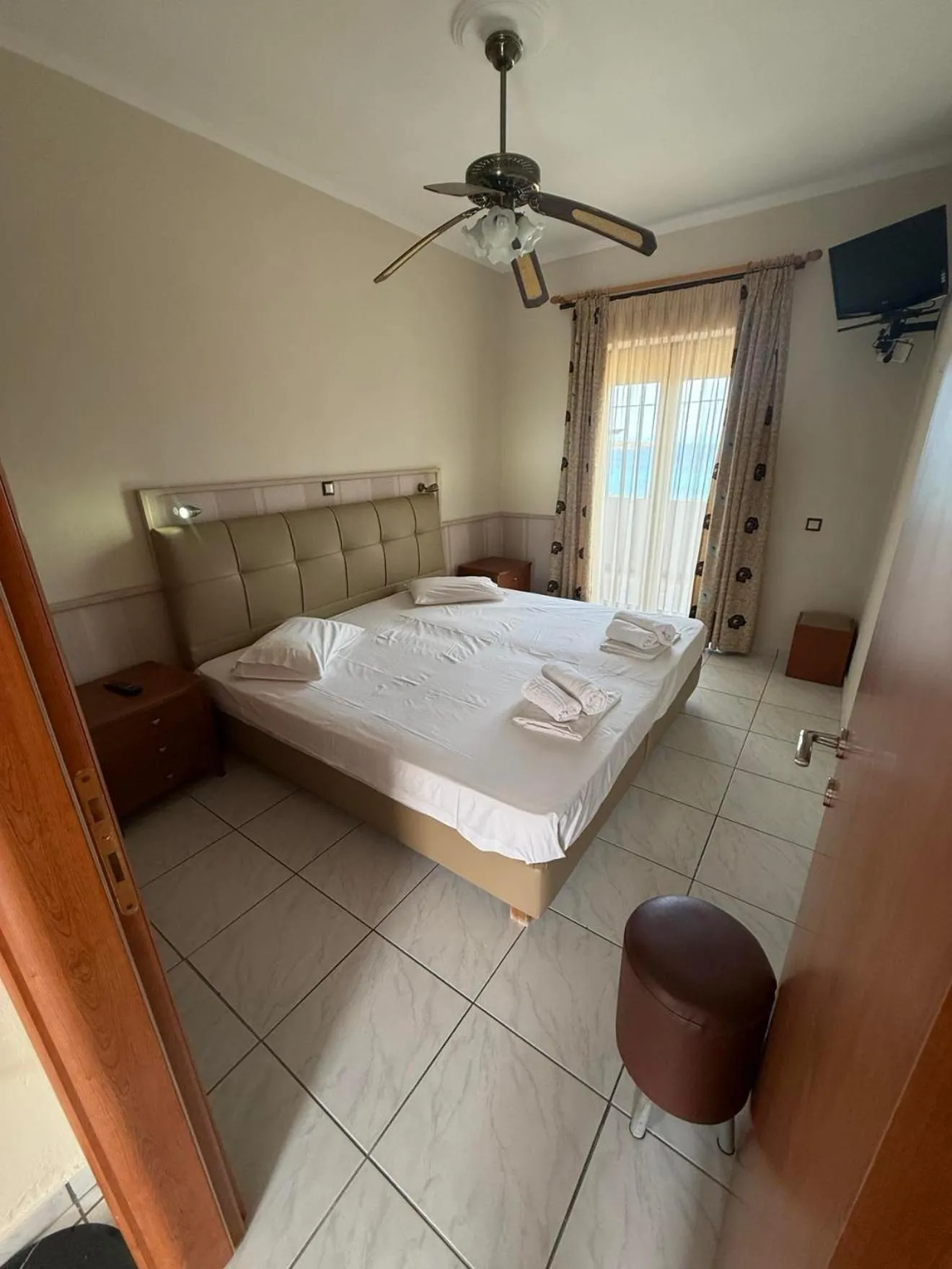 Bedroom, Bed in Aigeiros Apartments & restaurant