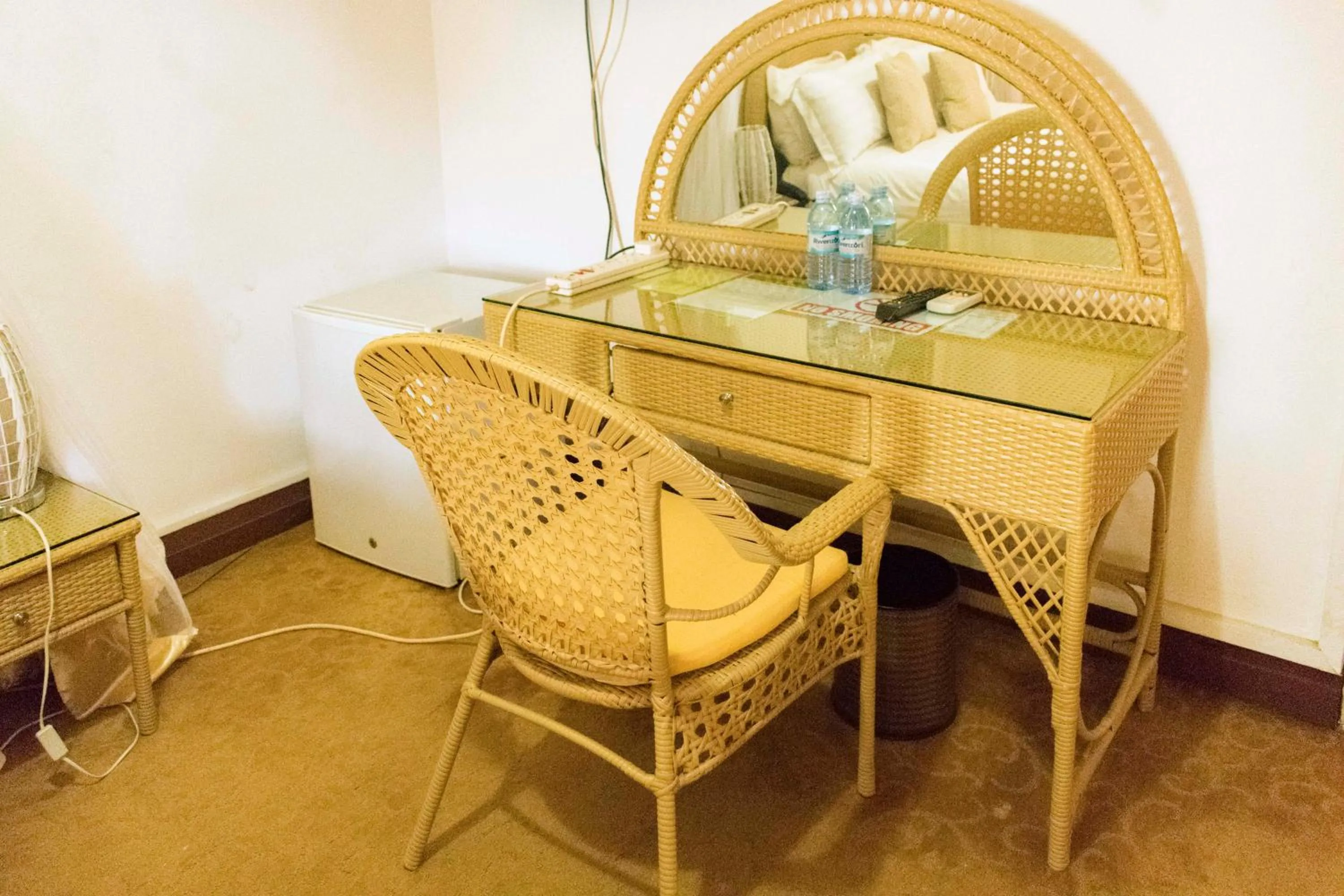 Seating area in Agip Motel Mbarara