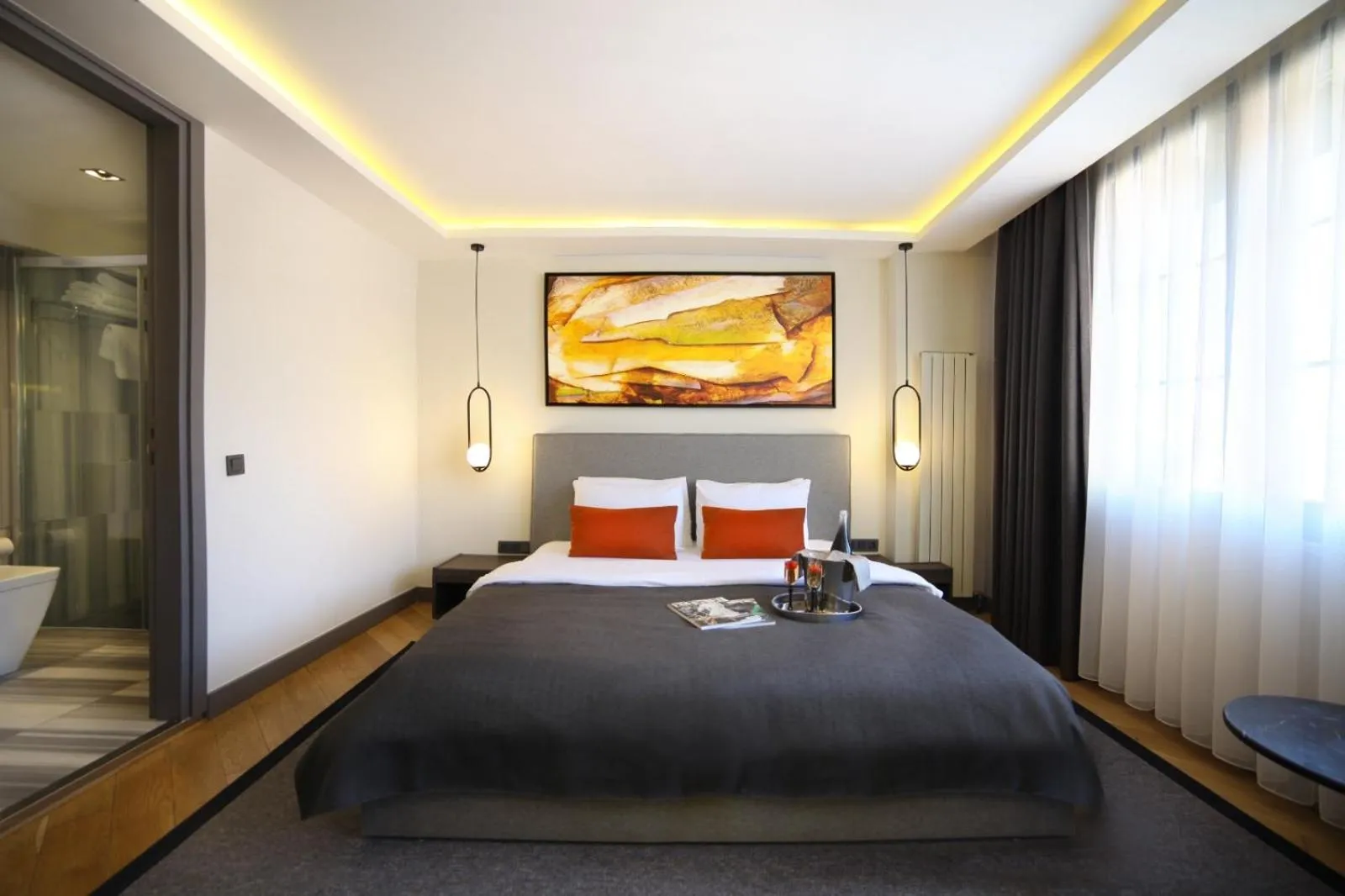Bedroom, Bed in The Capital Suites
