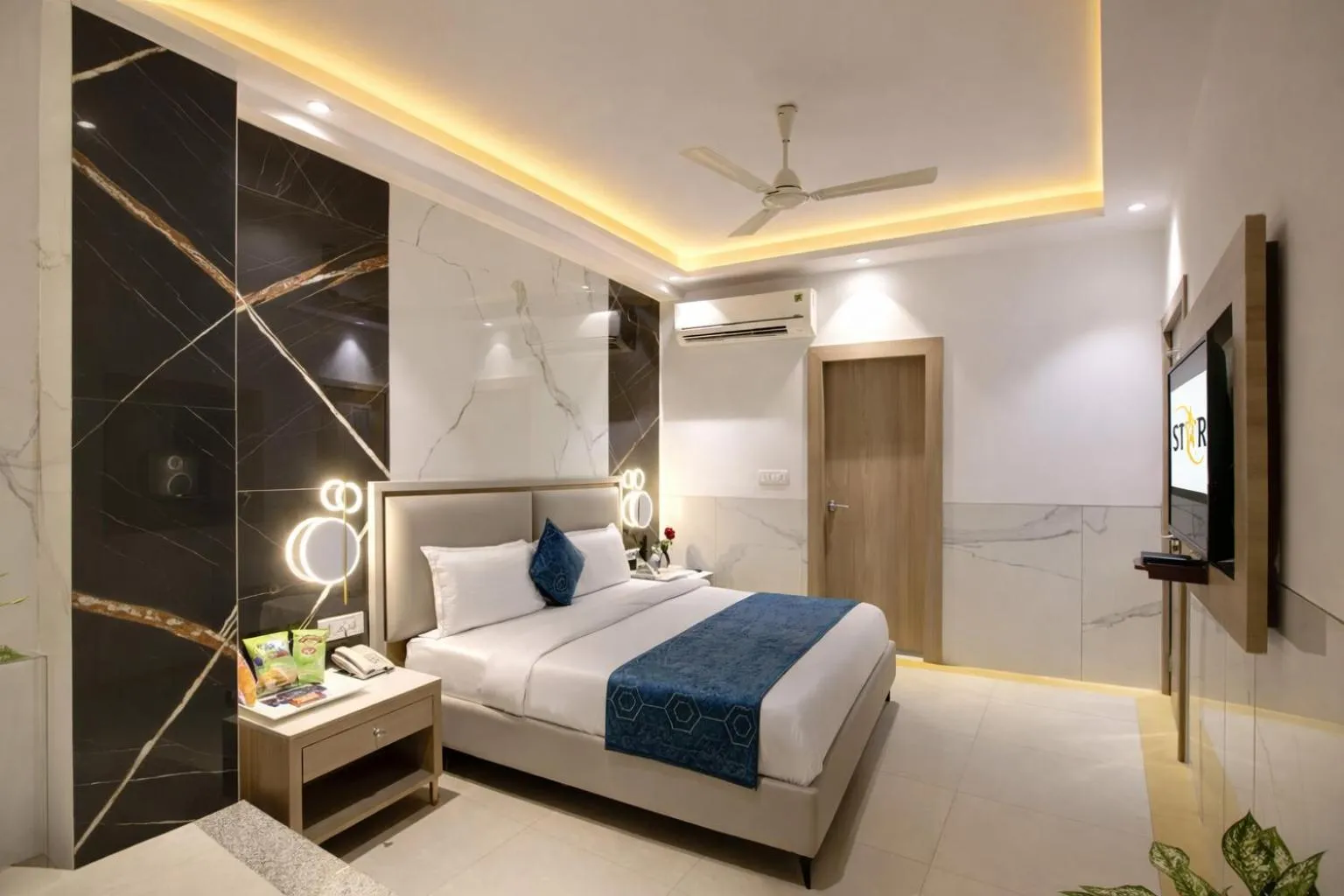 TV and multimedia, Bed in Hotel DELHI 37 by STAR GROUP