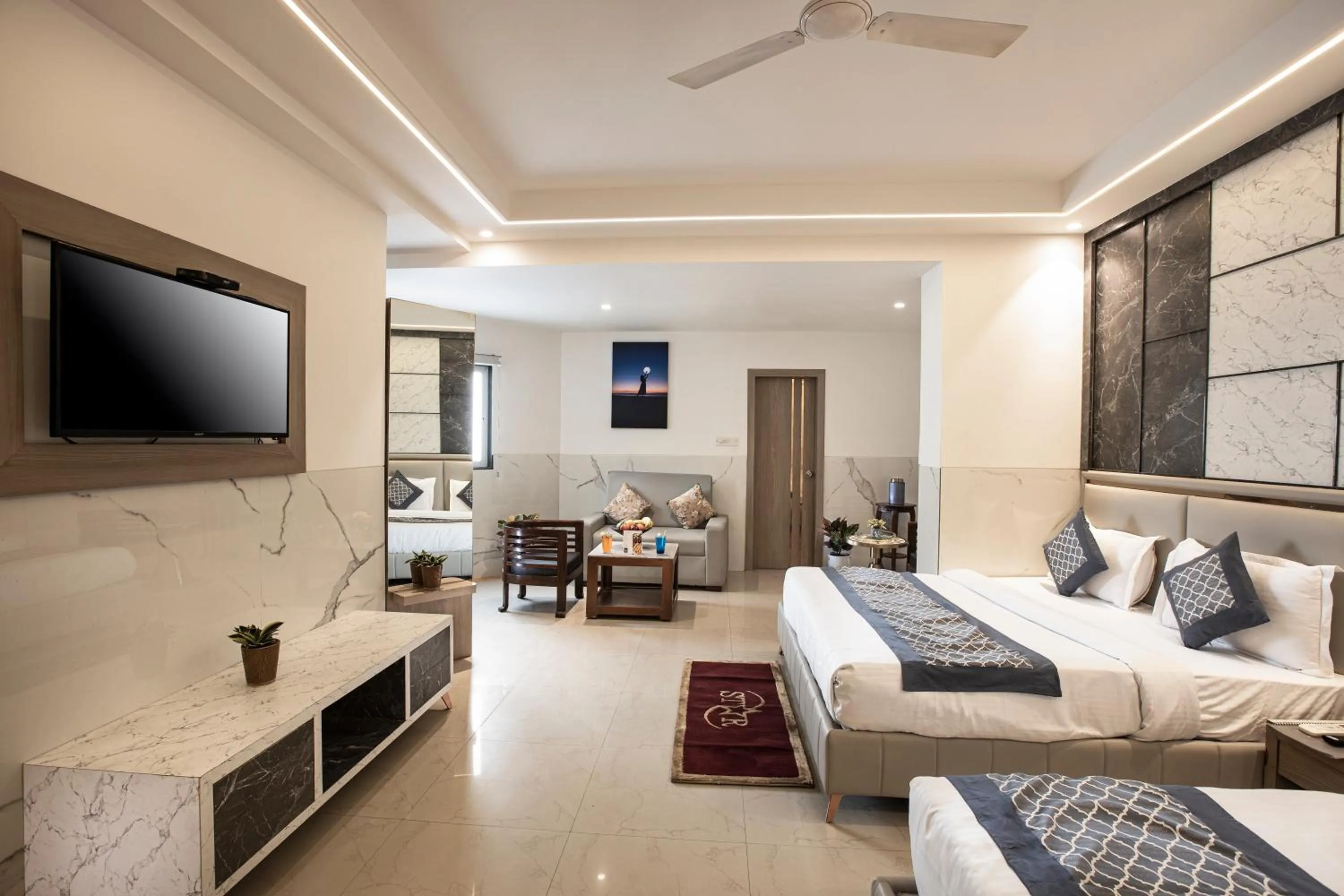 Bedroom, Bed in Hotel DELHI 37 by STAR GROUP