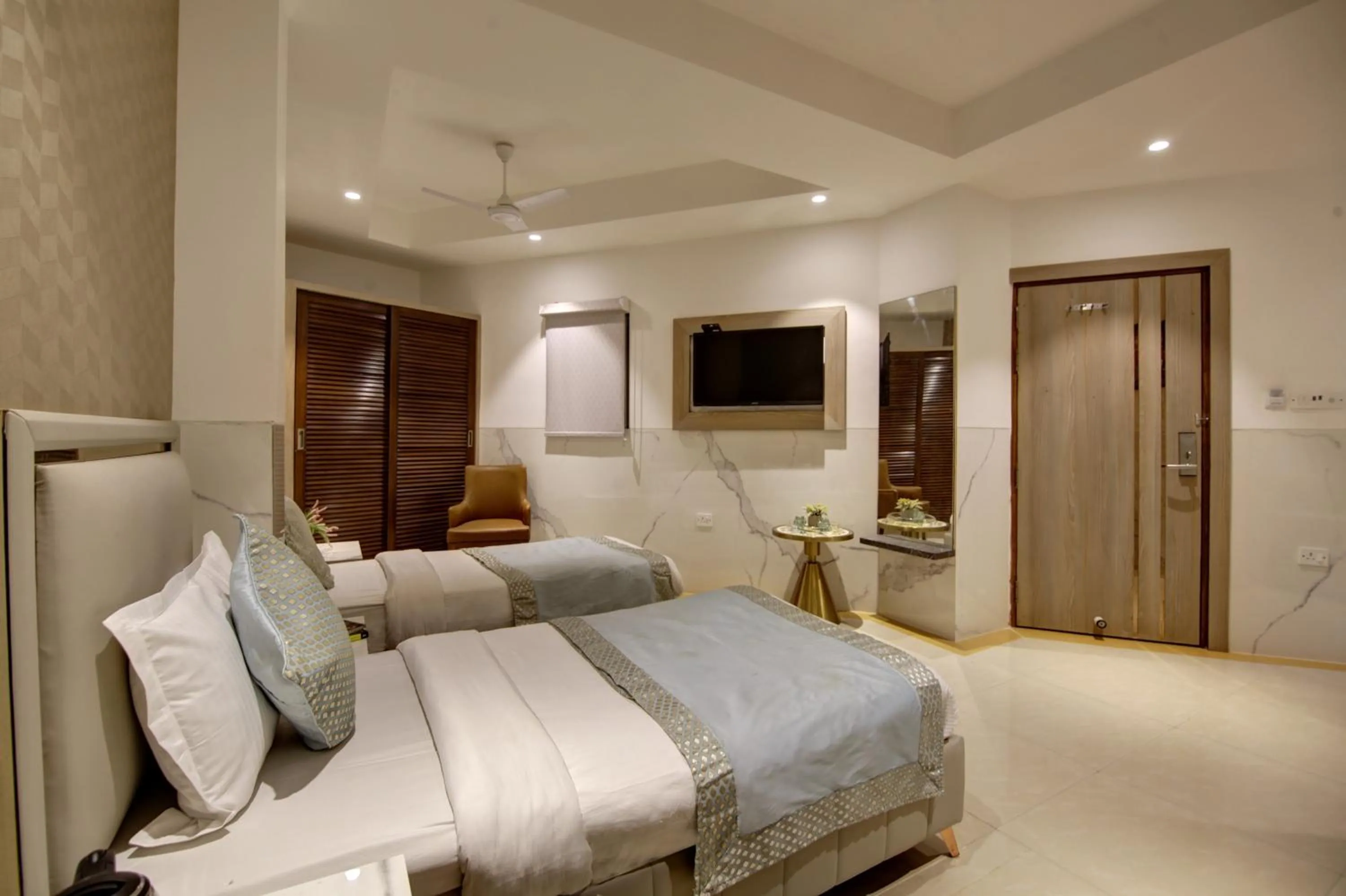 Photo of the whole room, Bed in Hotel DELHI 37 by STAR GROUP