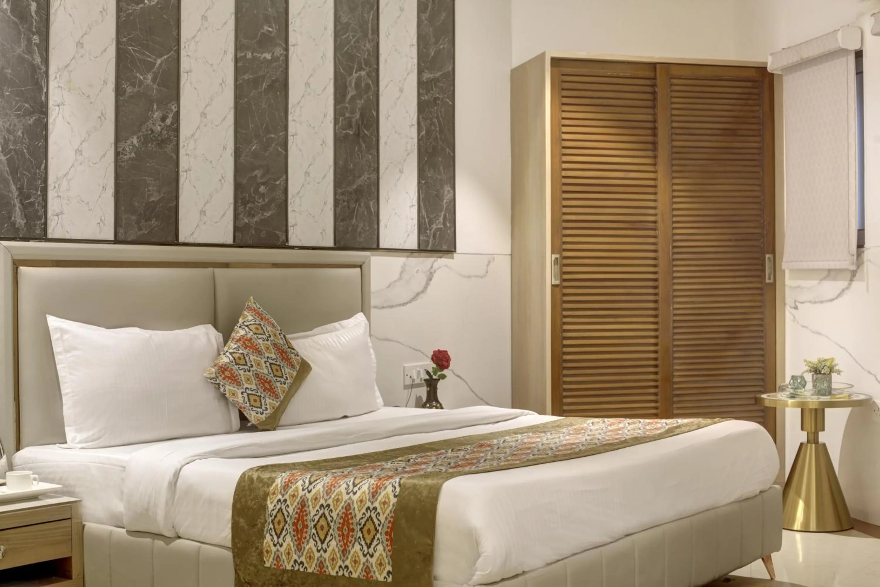 Bedroom, Bed in Hotel DELHI 37 by STAR GROUP