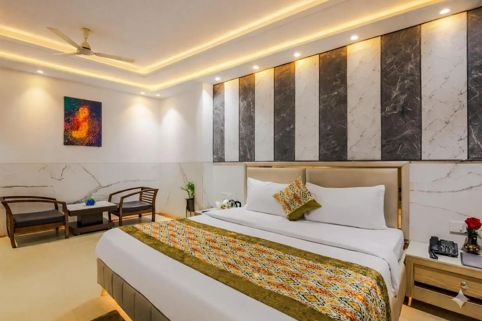 Bedroom, Bed in Hotel DELHI 37 by STAR GROUP