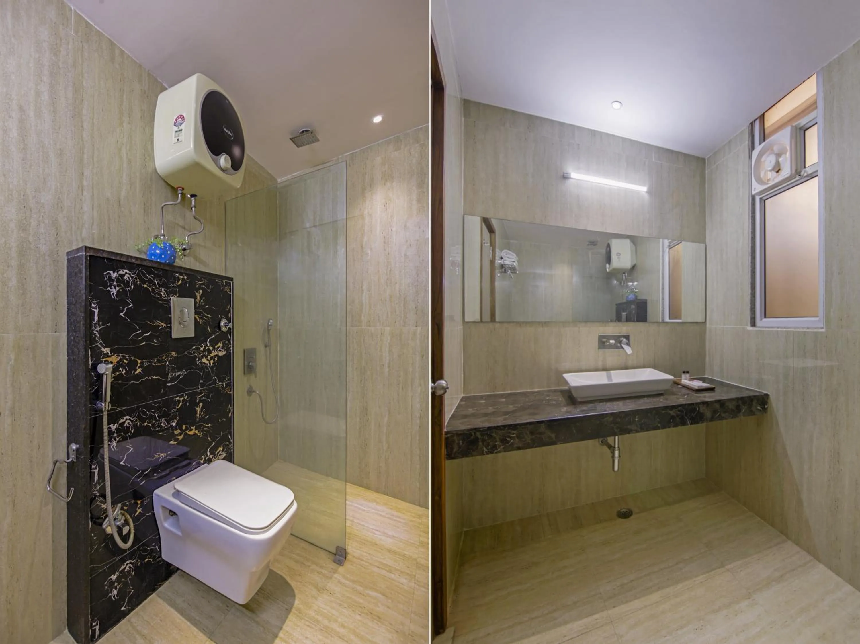 Bathroom in Hotel DELHI 37 by STAR GROUP