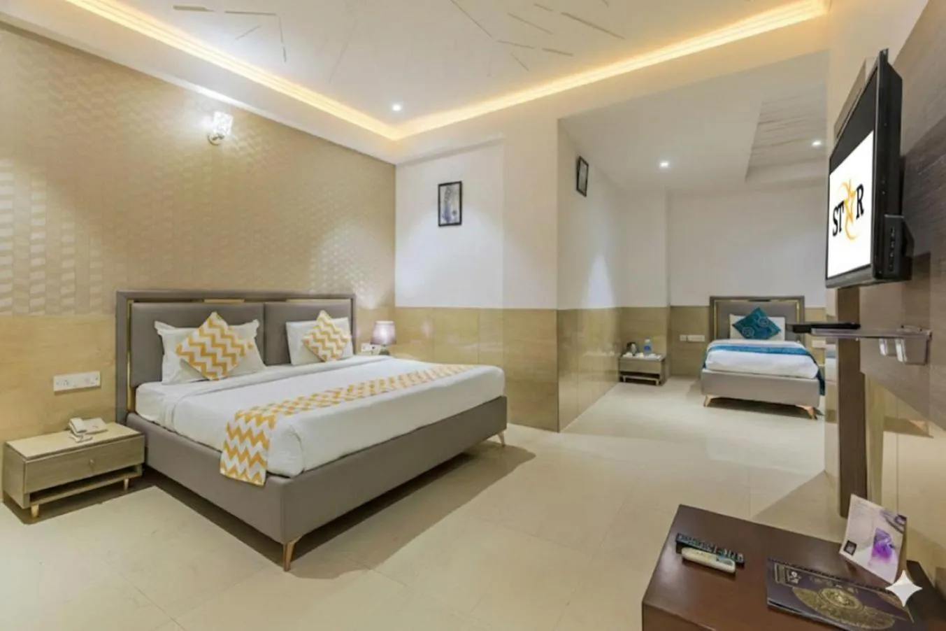 Bedroom, Bed in Hotel DELHI 37 by STAR GROUP