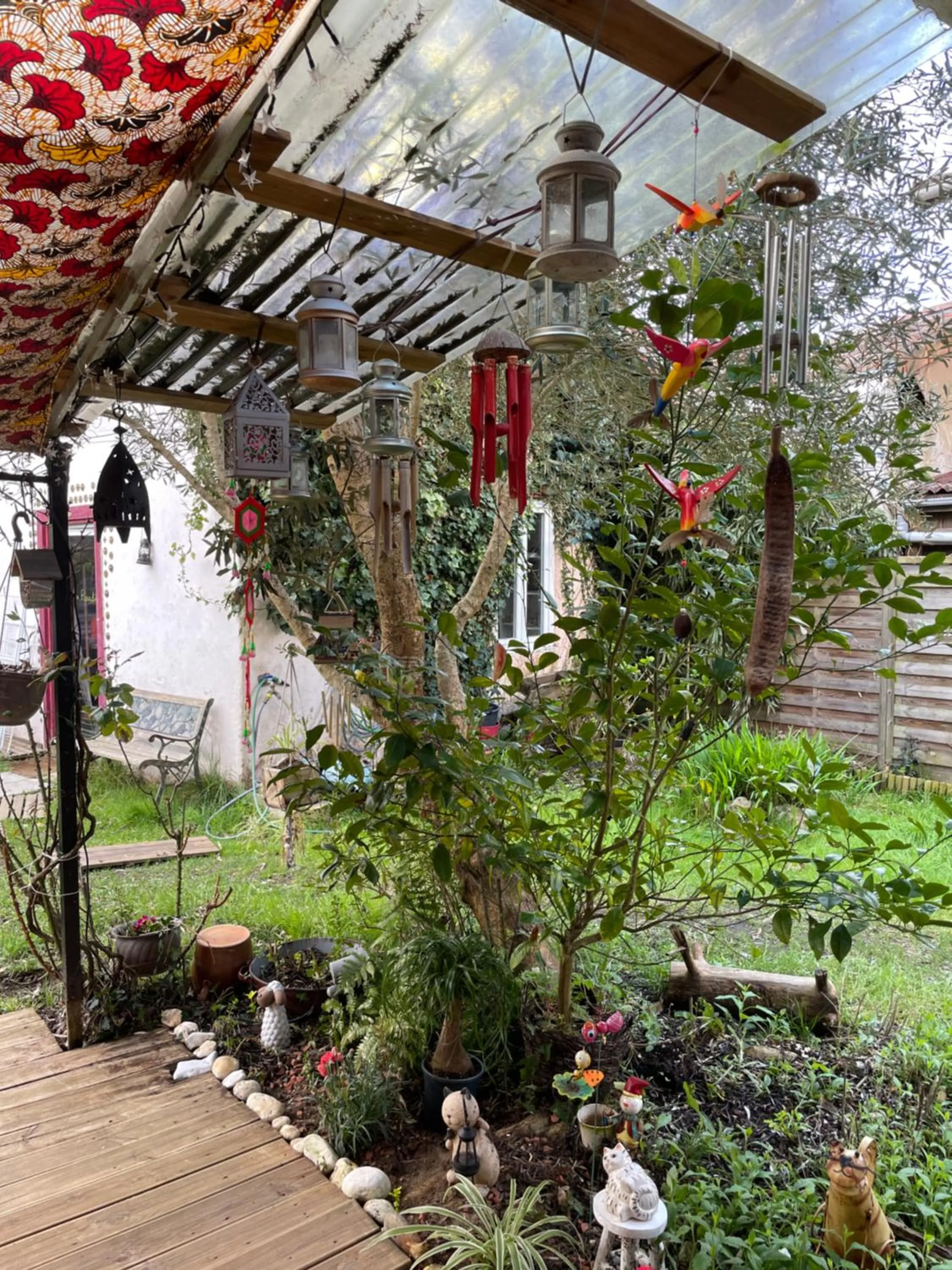 Patio in La Chambre Du Voyageur