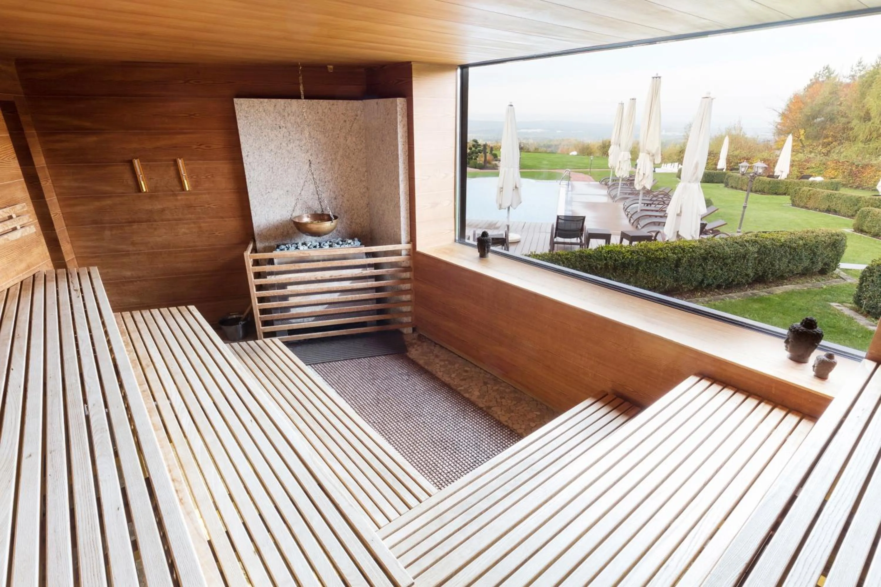 Sauna in Der Birkenhof Spa & Genuss Resort