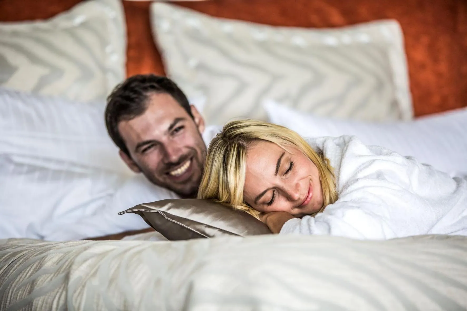 Photo of the whole room, Bed in Der Birkenhof Spa & Genuss Resort