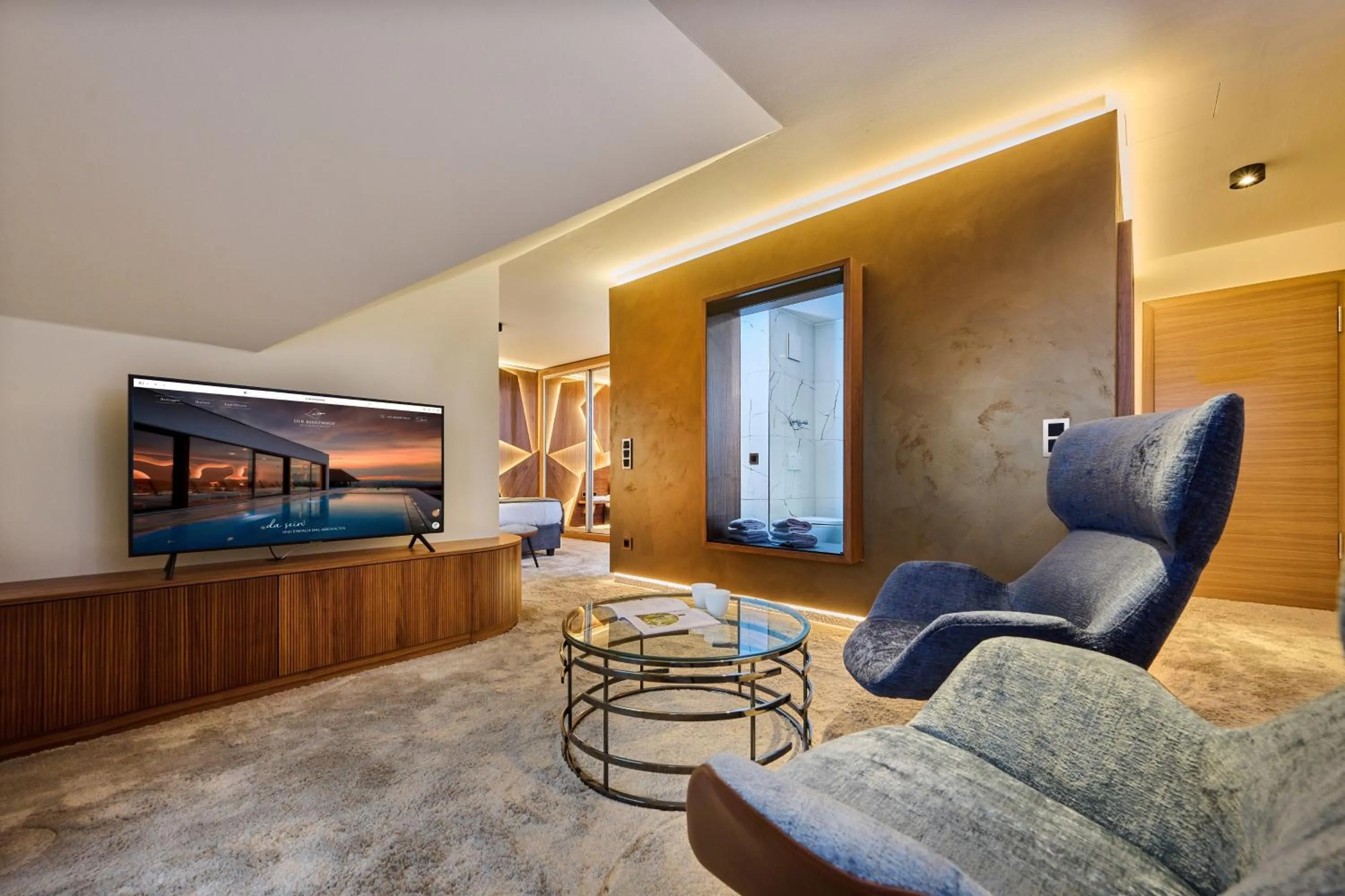 Living room in Der Birkenhof Spa & Genuss Resort