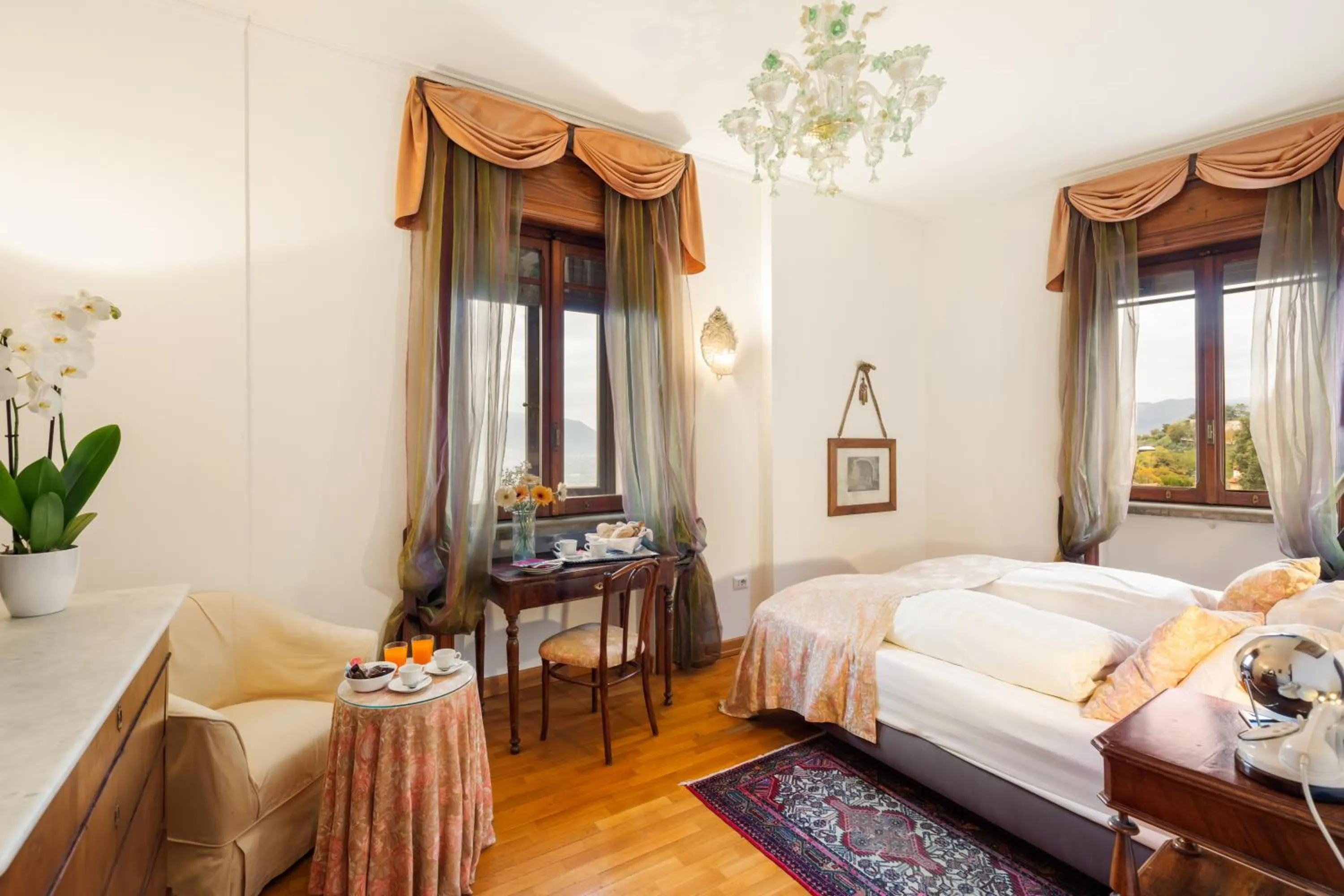 Bed in Villa Pambuffetti