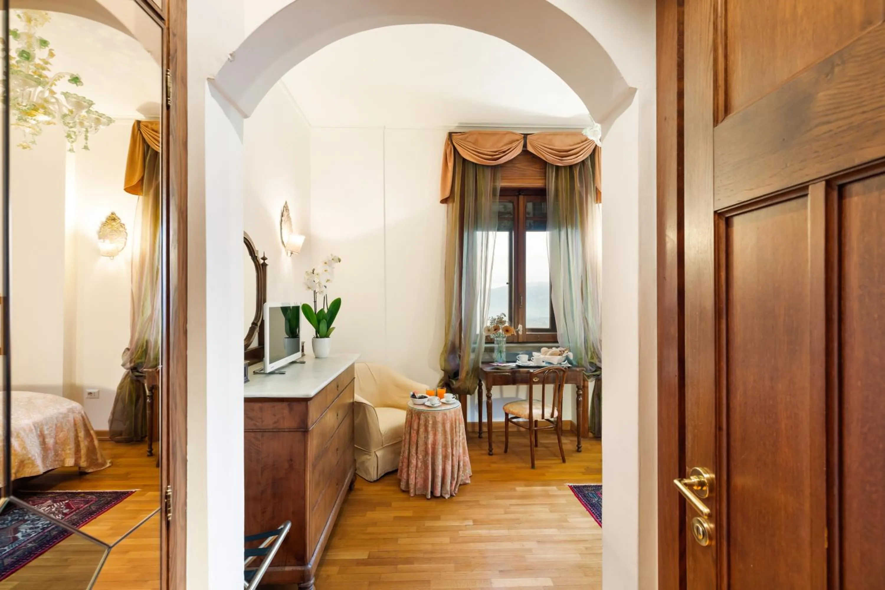 Bed in Villa Pambuffetti