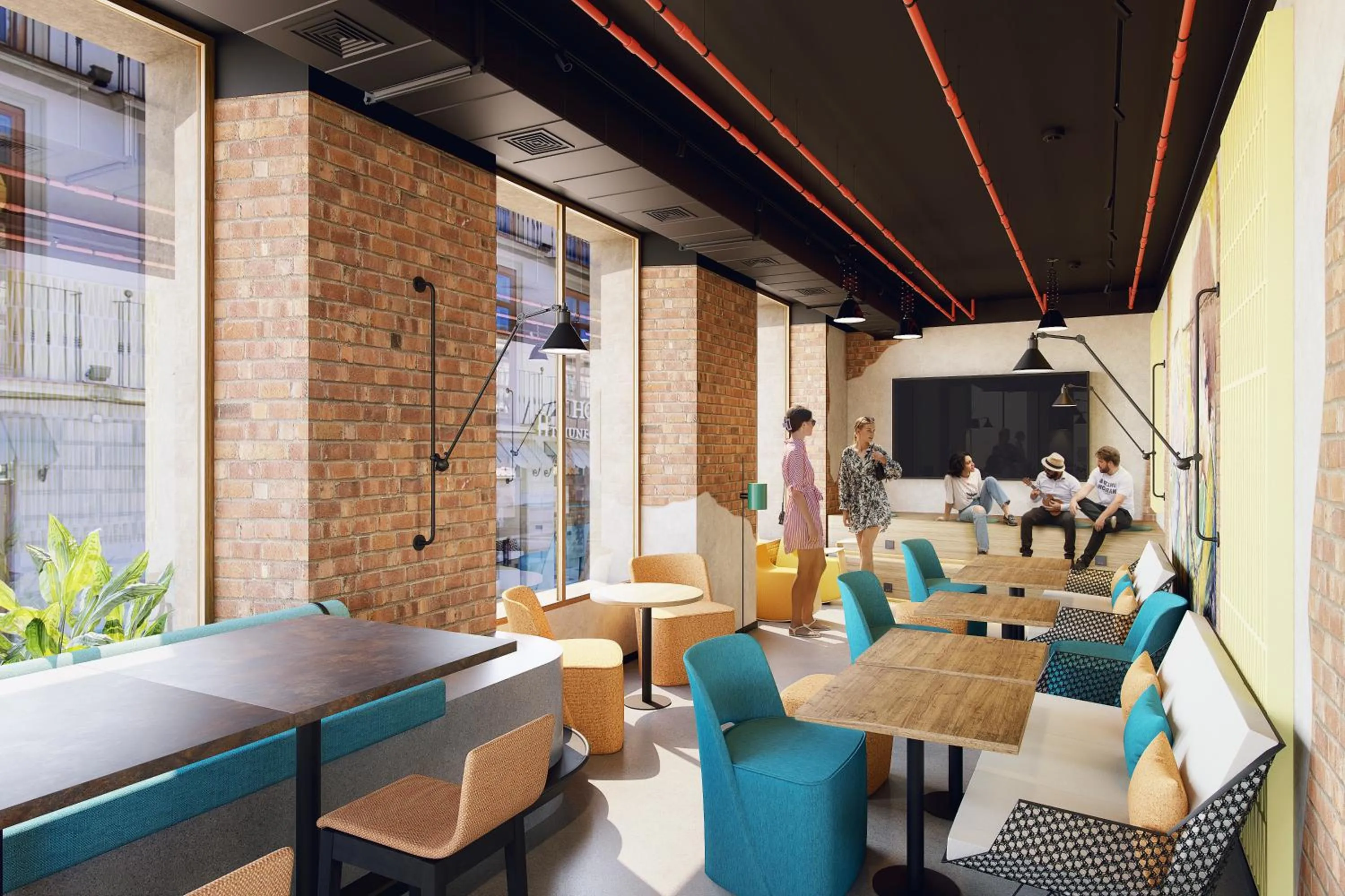 Living room in The Central House Granada Elvira