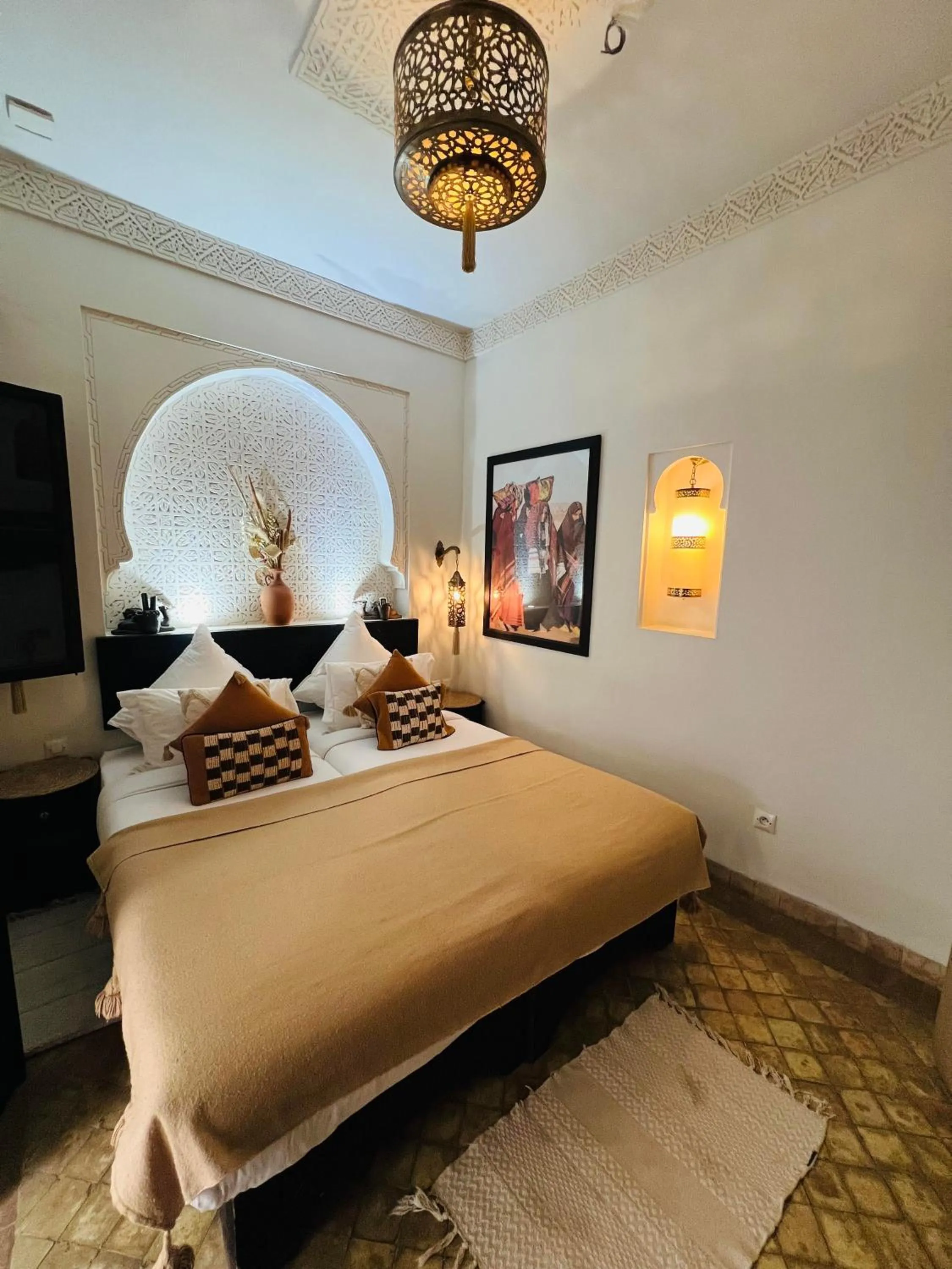 Bed in Riad Rêve d'Or