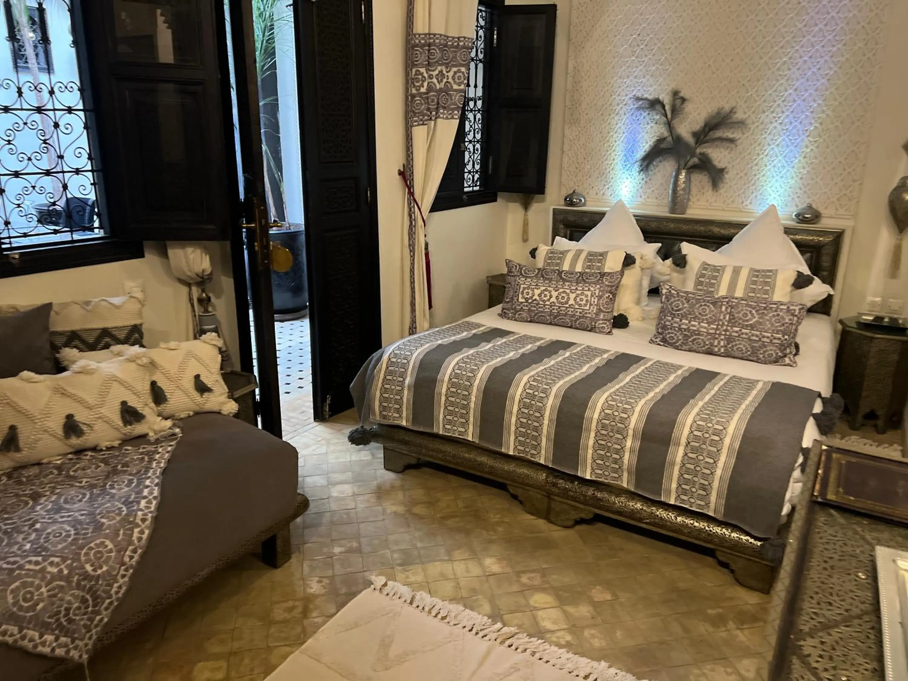 Bed in Riad Rêve d'Or