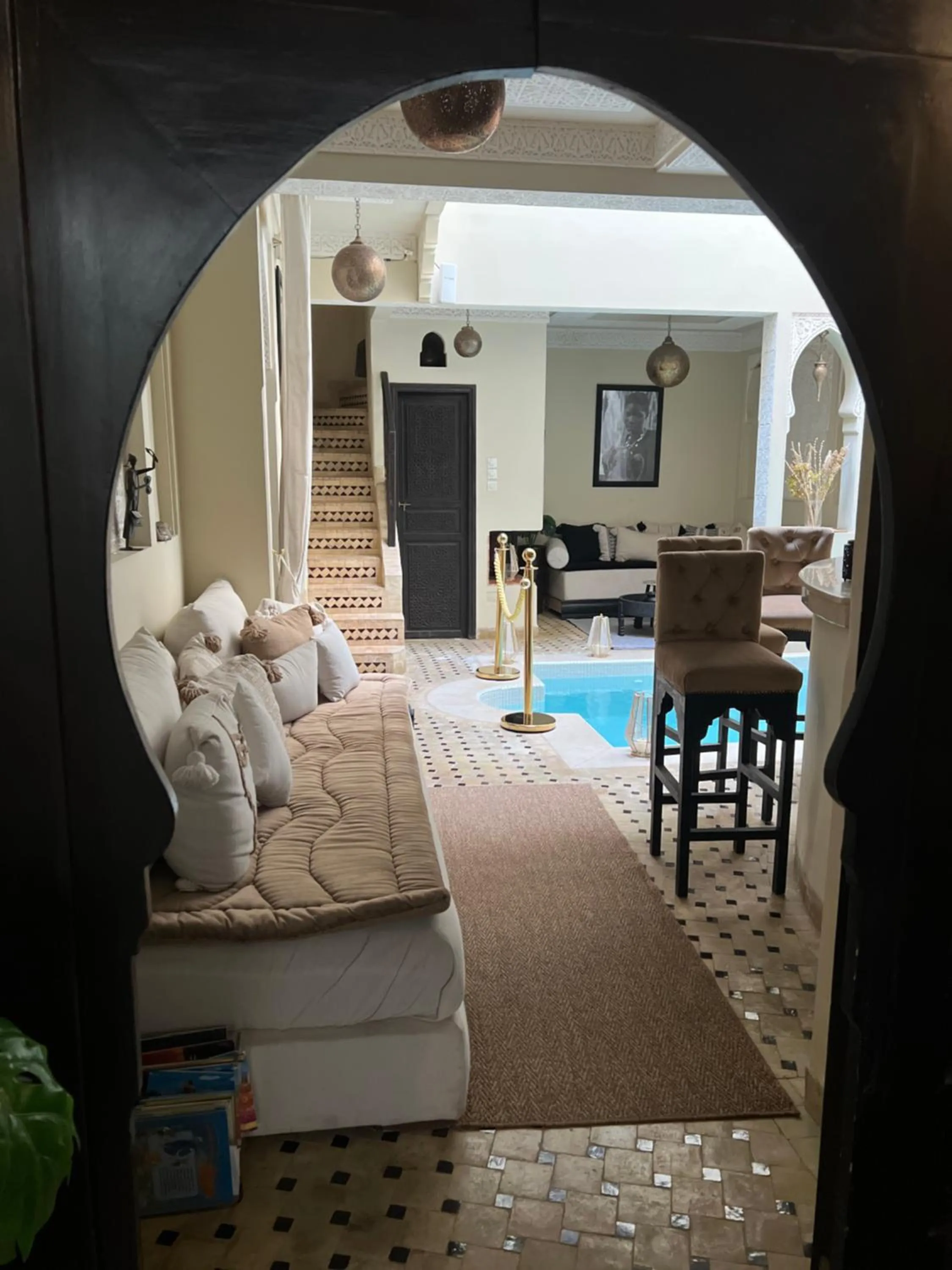 Bed in Riad Rêve d'Or