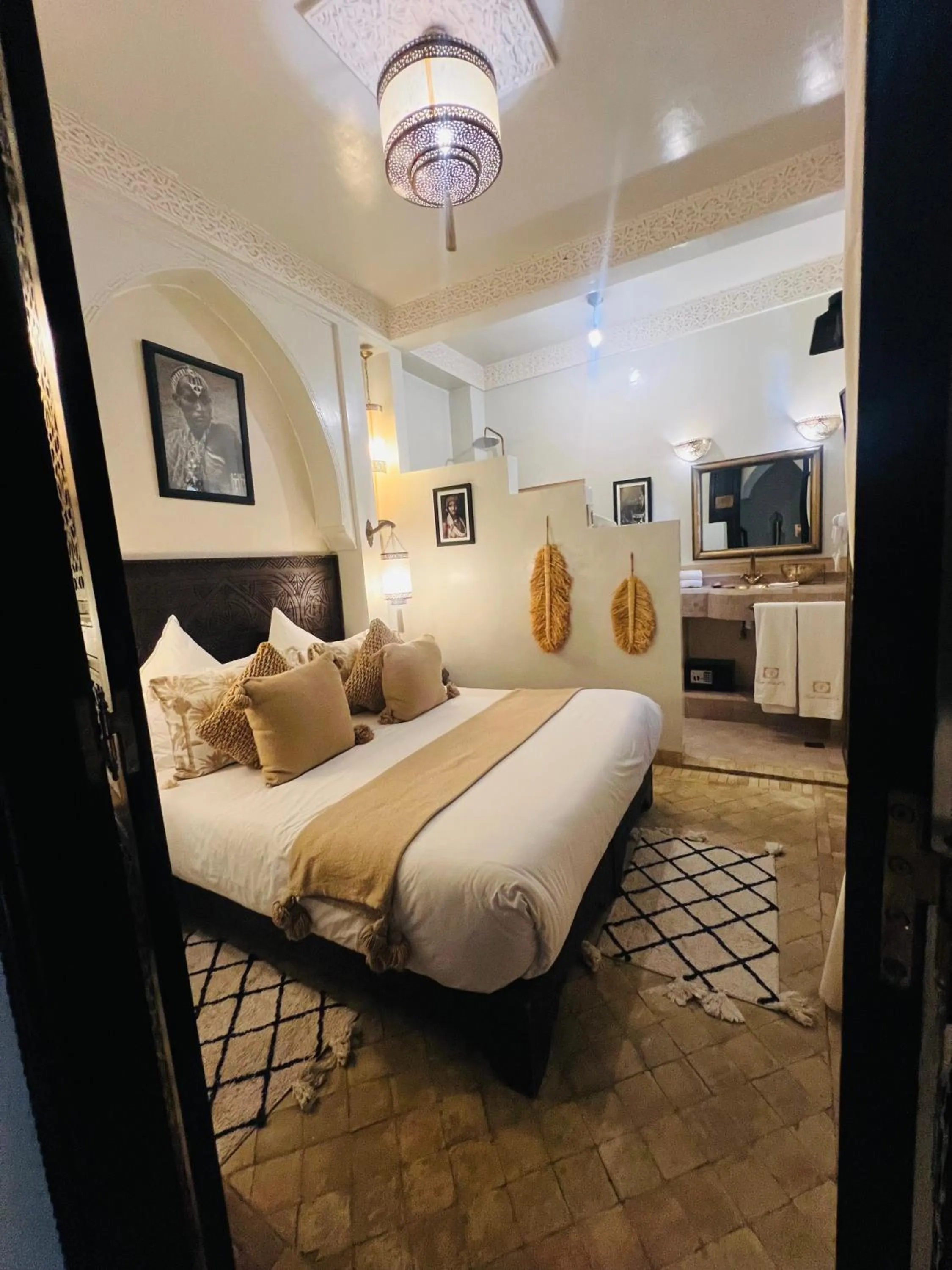 Bed in Riad Rêve d'Or