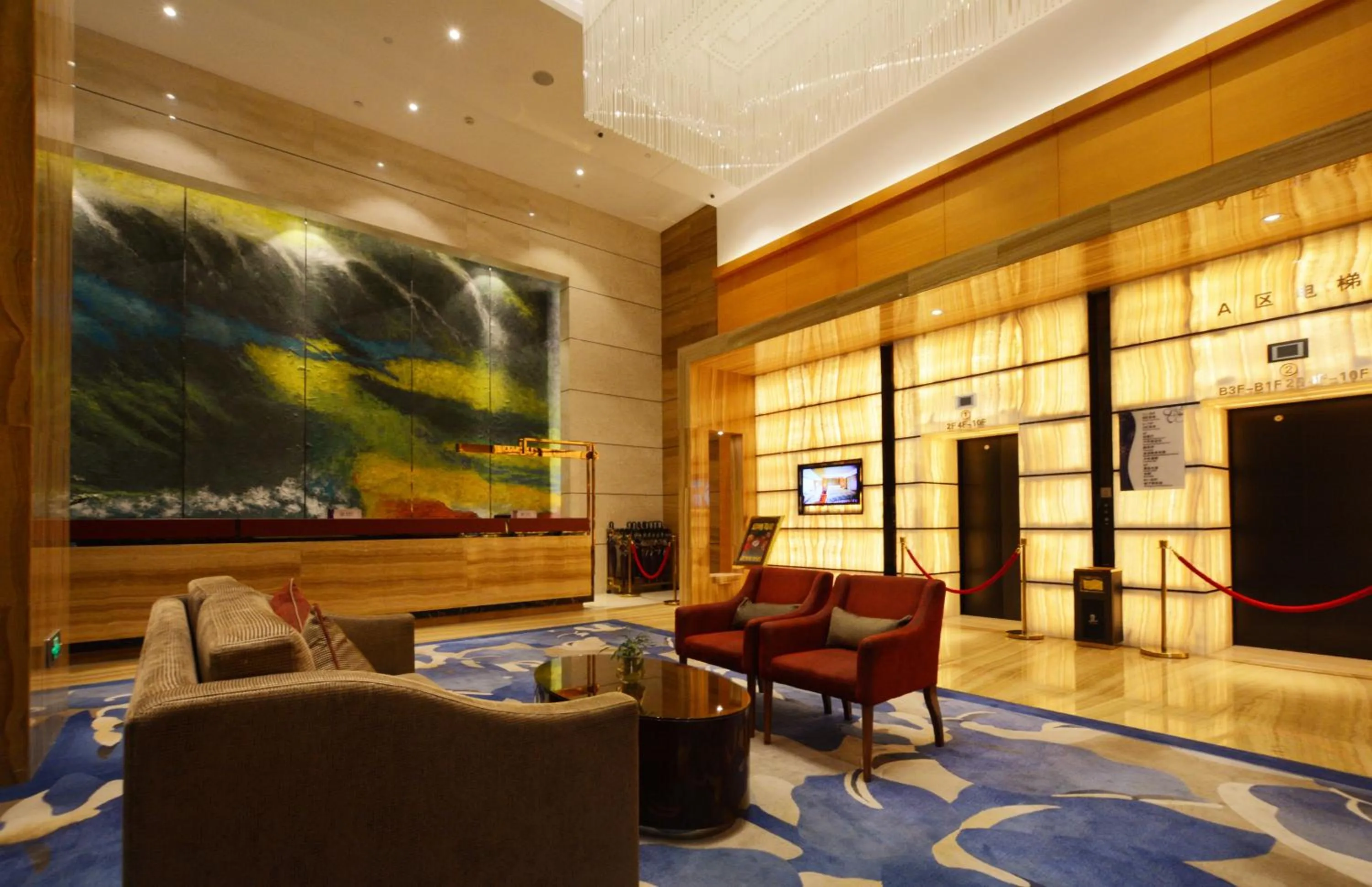 Lobby or reception in Sentosa Hotel Apartment Taoyuan Branch