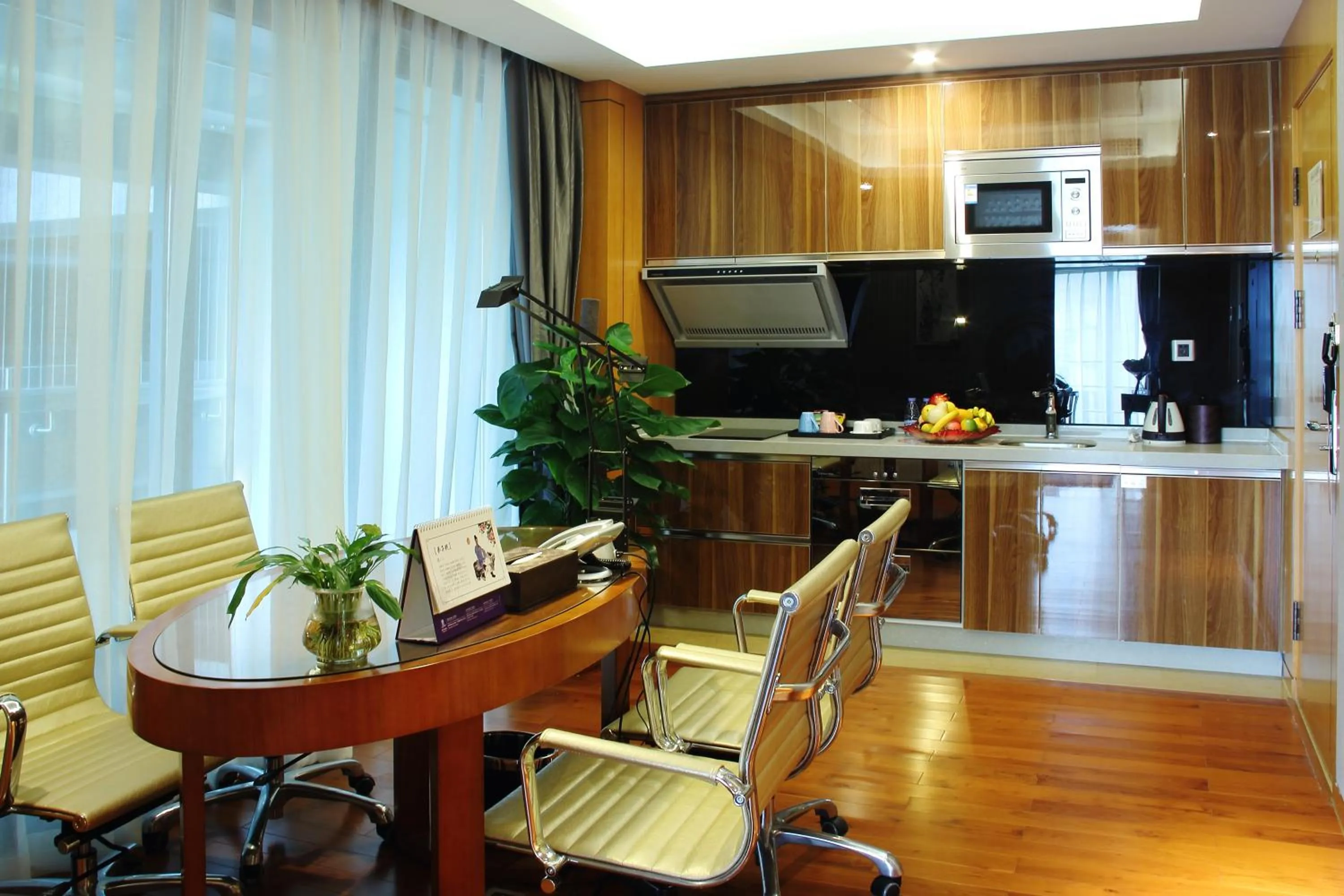 Living room in Sentosa Hotel Apartment Taoyuan Branch