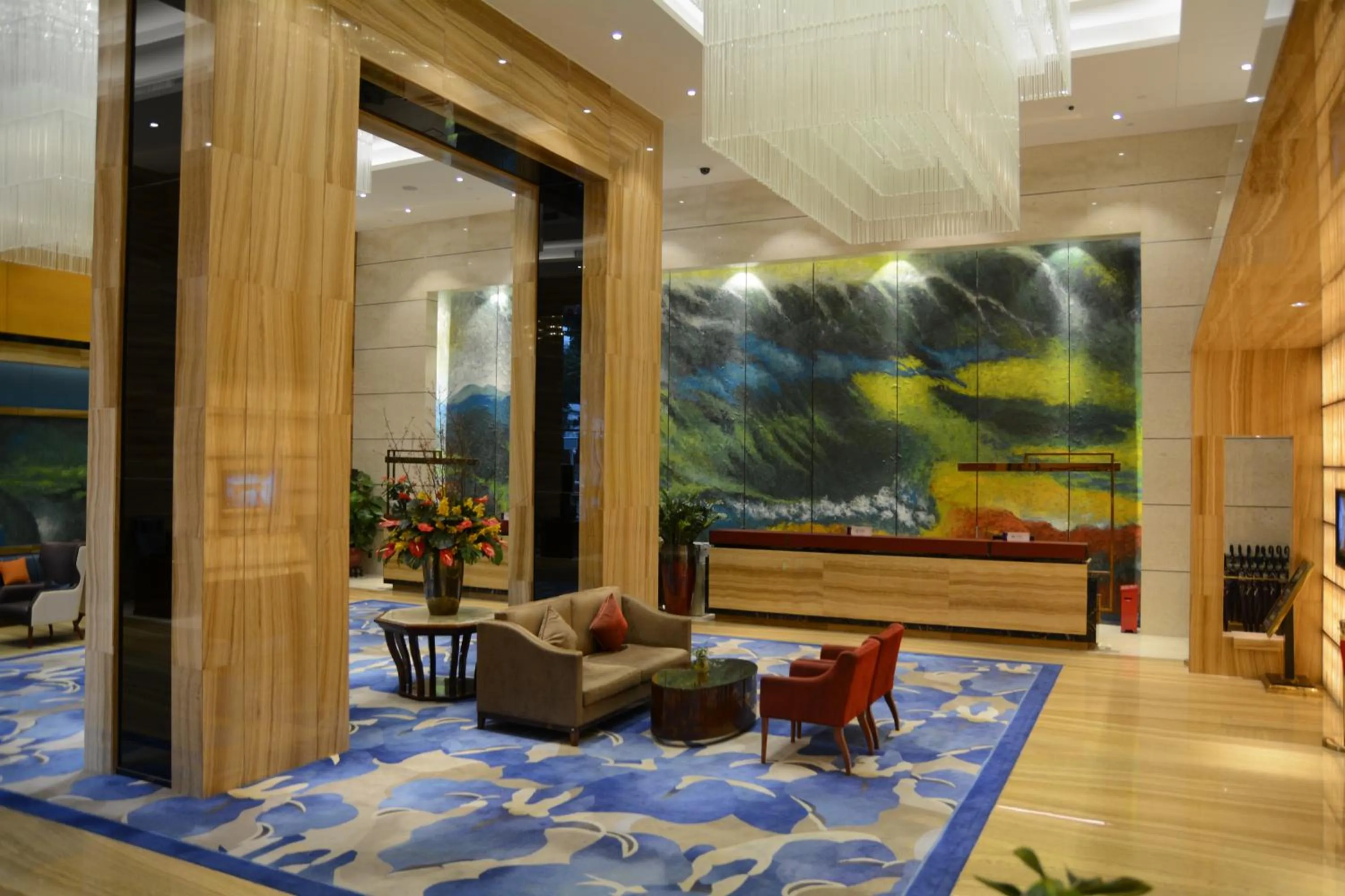 Lobby or reception in Sentosa Hotel Apartment Taoyuan Branch