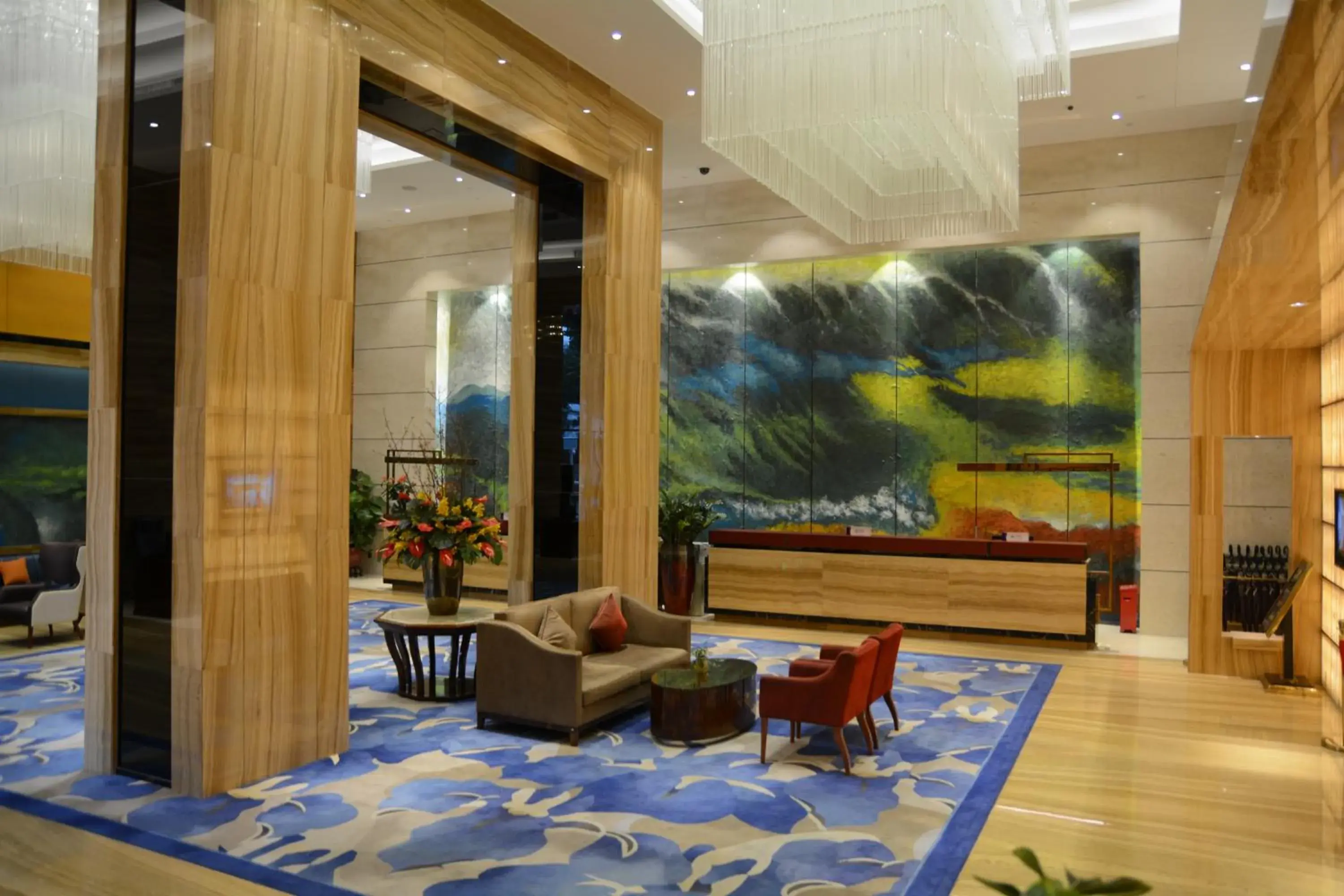 Lobby or reception in Sentosa Hotel Apartment Taoyuan Branch Lobby or reception in Sentosa Hotel Apartment Taoyuan Branch