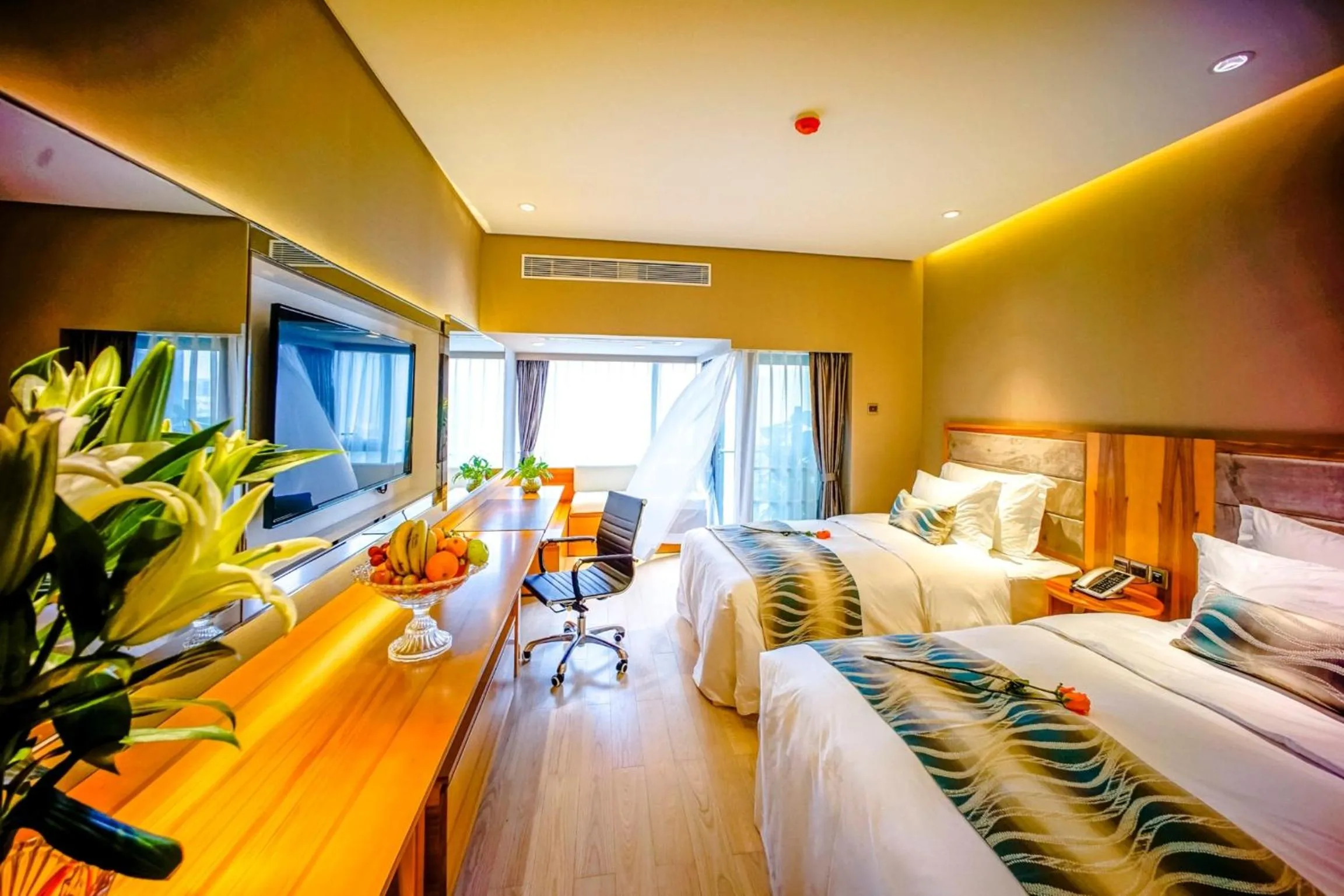 bunk bed, Bed in Sentosa Hotel Apartment Taoyuan Branch