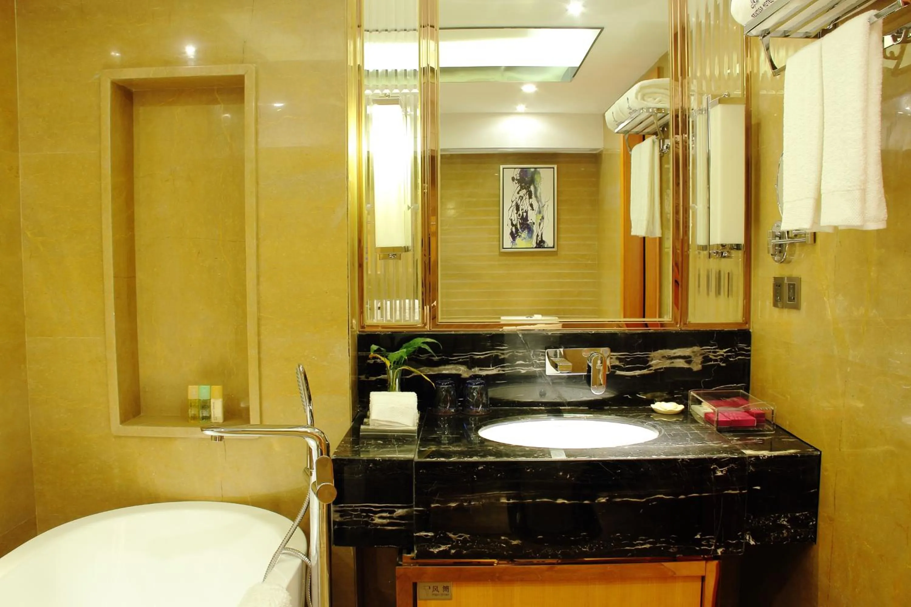 Bathroom in Sentosa Hotel Apartment Taoyuan Branch