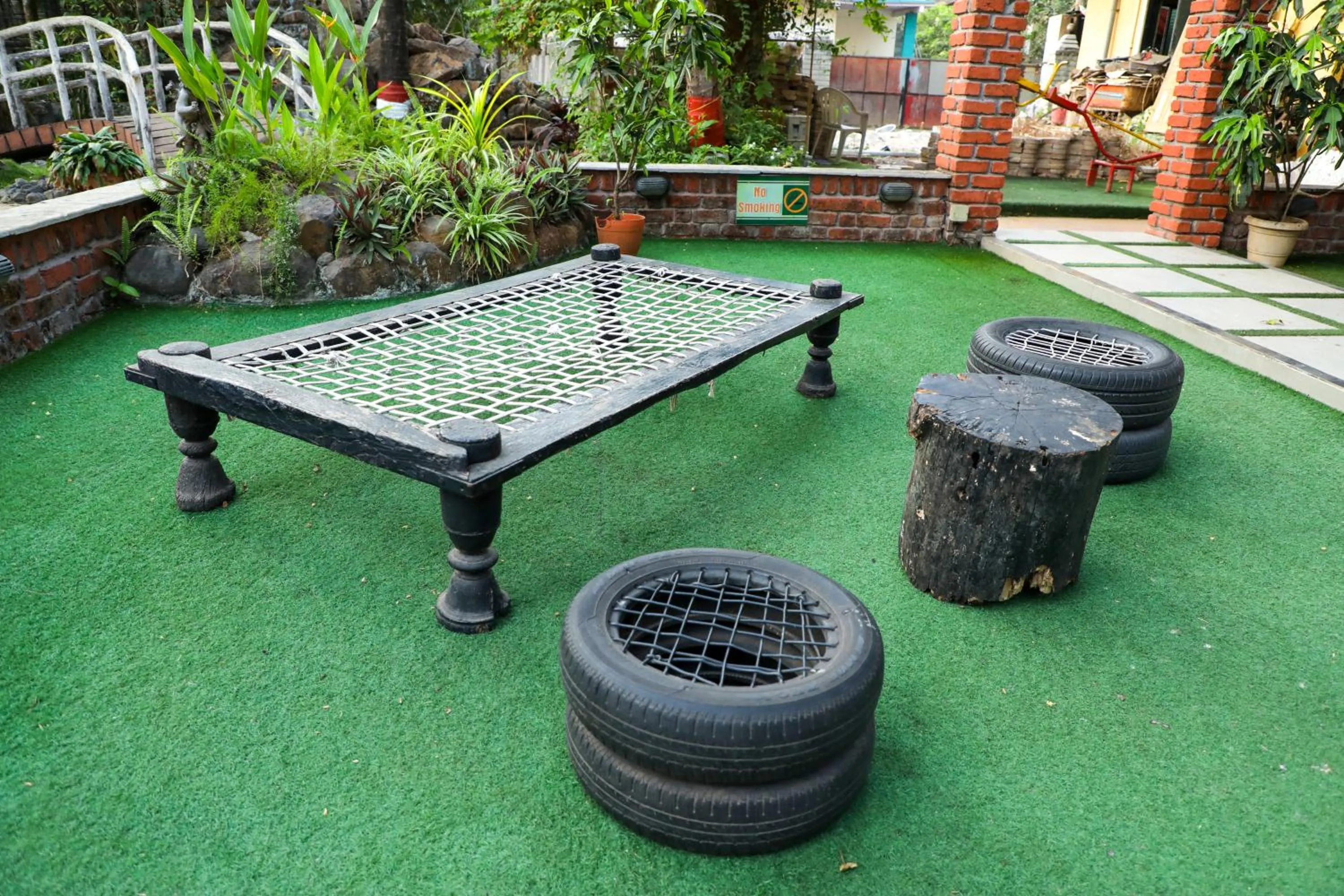 Garden in Jogalekar Cottage Alibaug