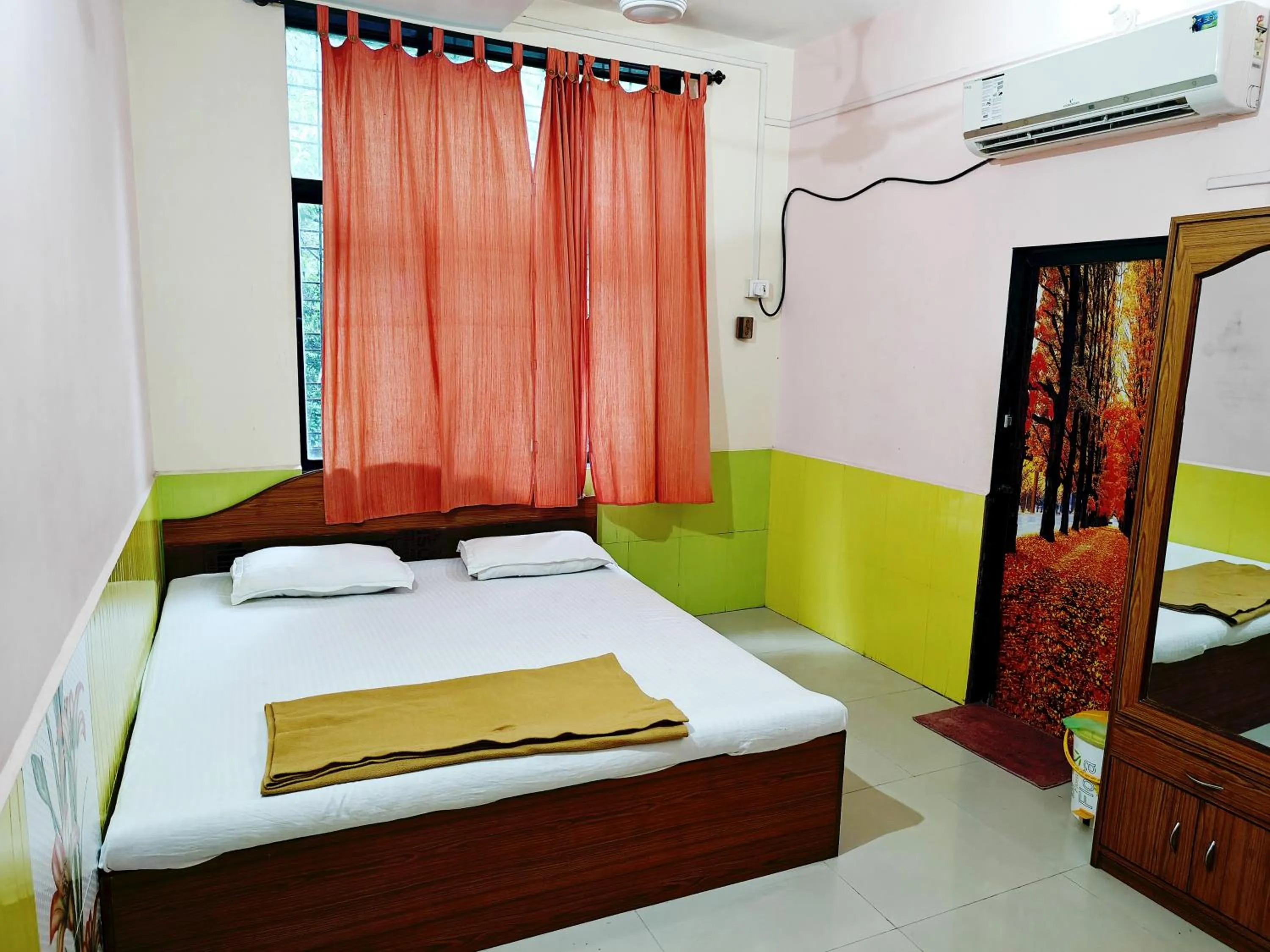 Bedroom, Bed in Jogalekar Cottage Alibaug