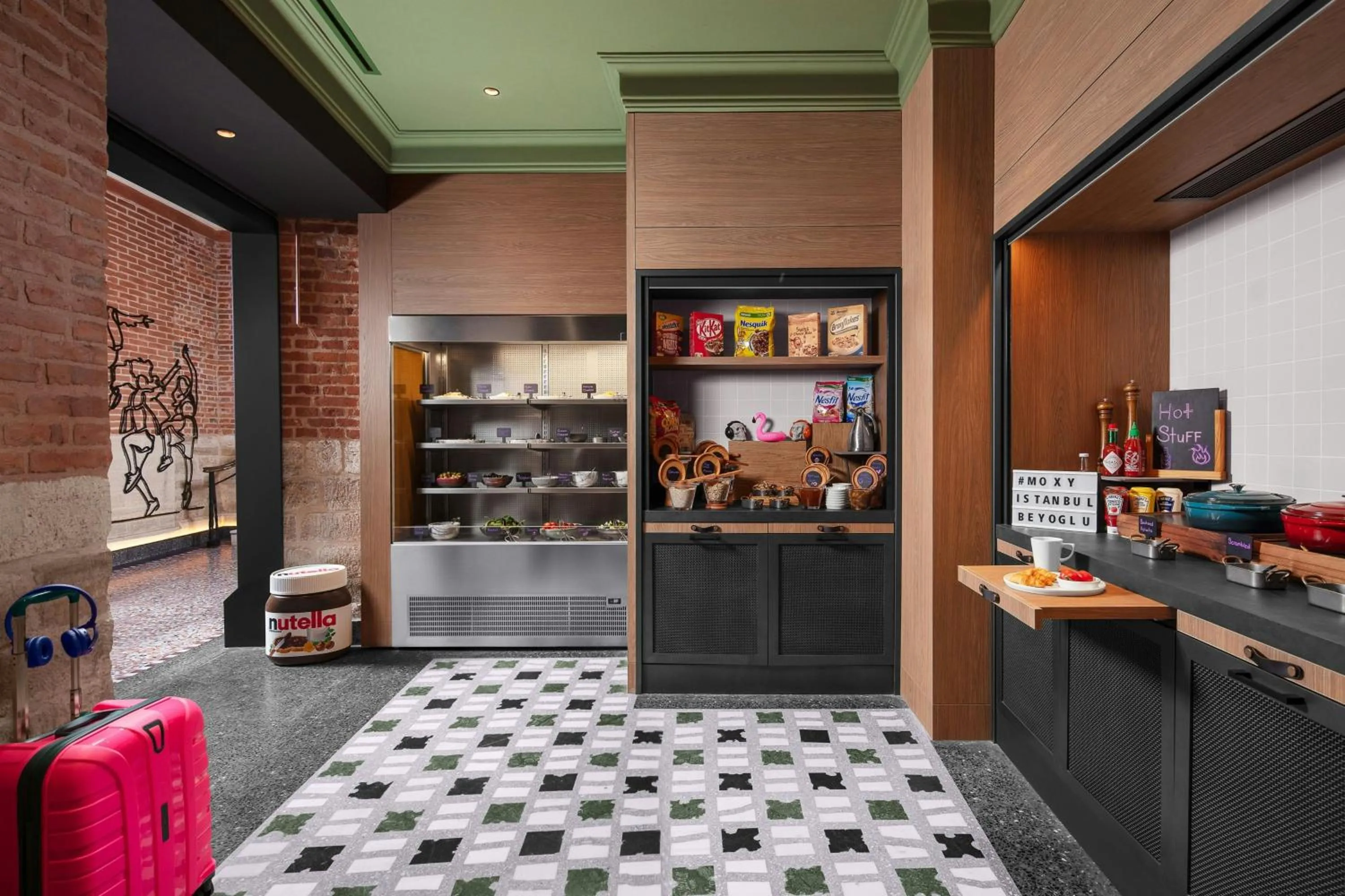 Breakfast in Moxy Istanbul Taksim by Marriott Bonvoy