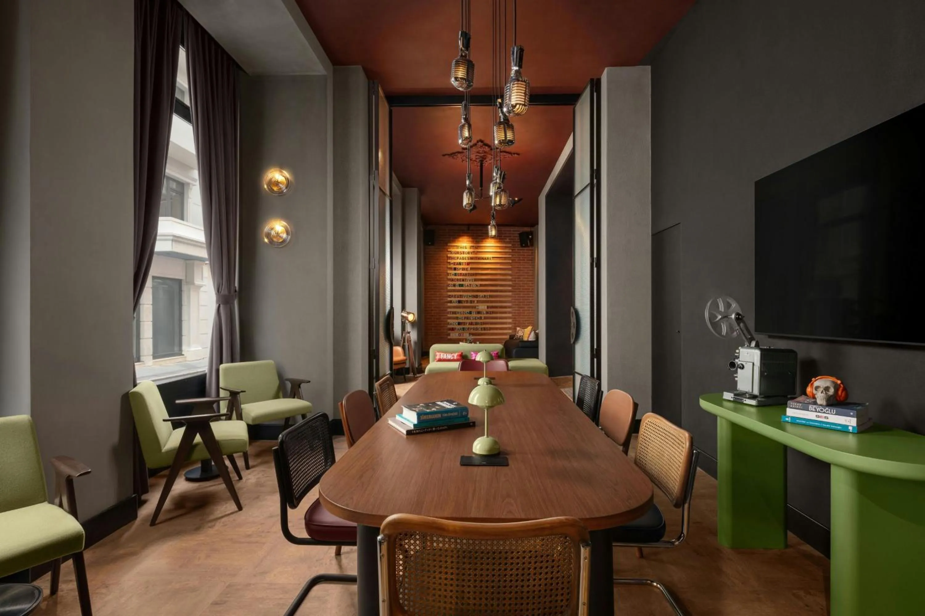 Meeting/conference room in Moxy Istanbul Taksim by Marriott Bonvoy