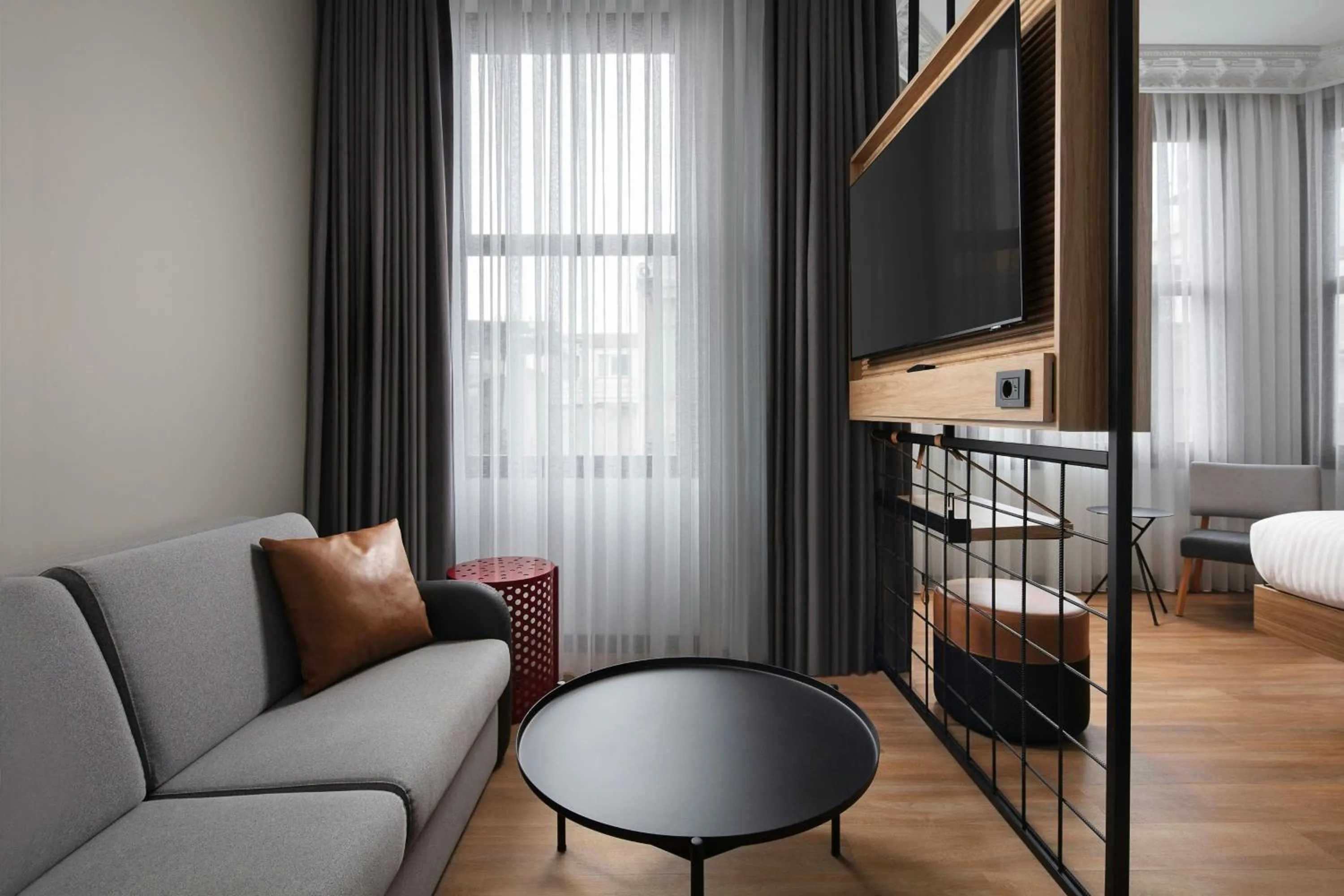 Photo of the whole room, Bed in Moxy Istanbul Taksim by Marriott Bonvoy