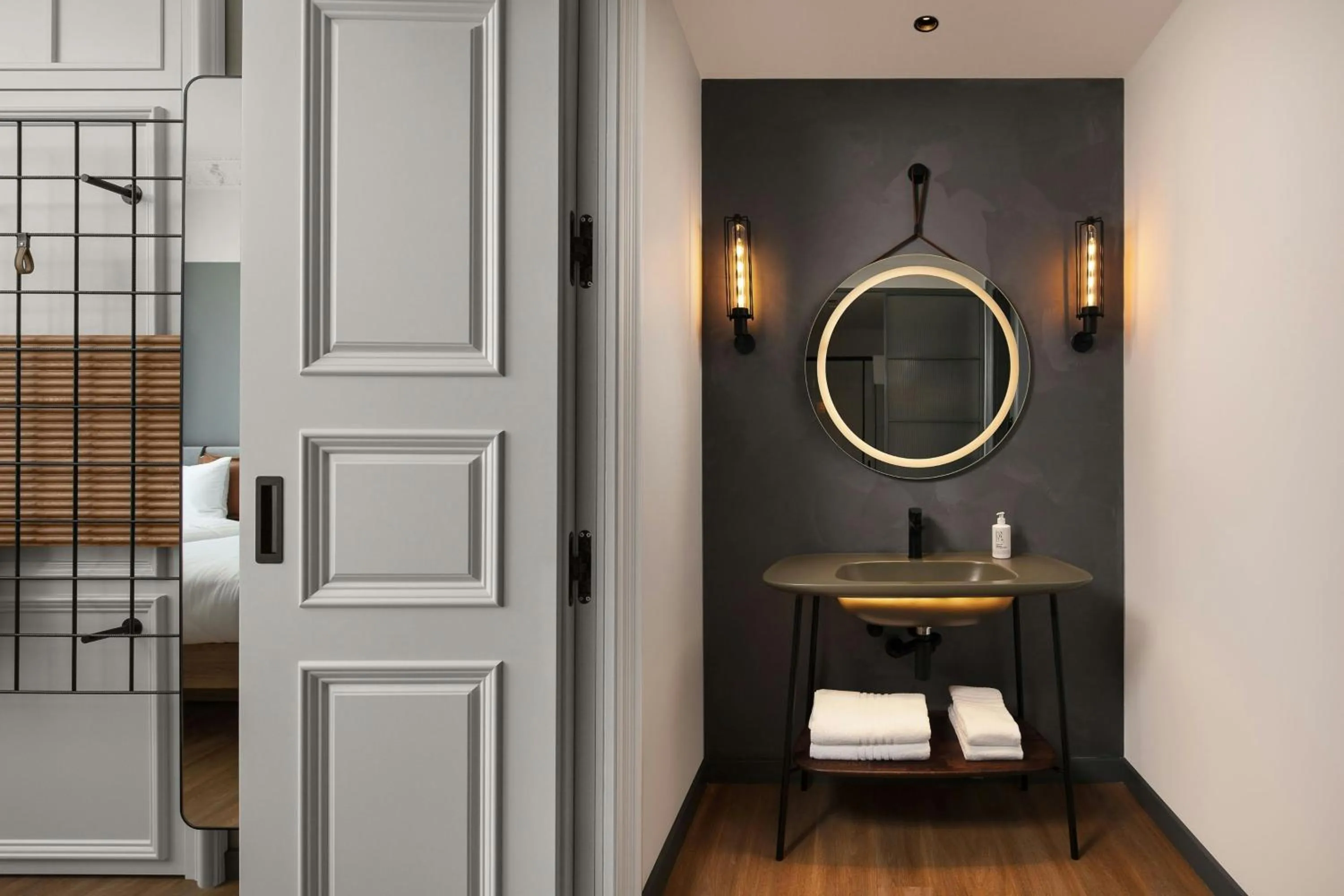 Photo of the whole room in Moxy Istanbul Taksim by Marriott Bonvoy