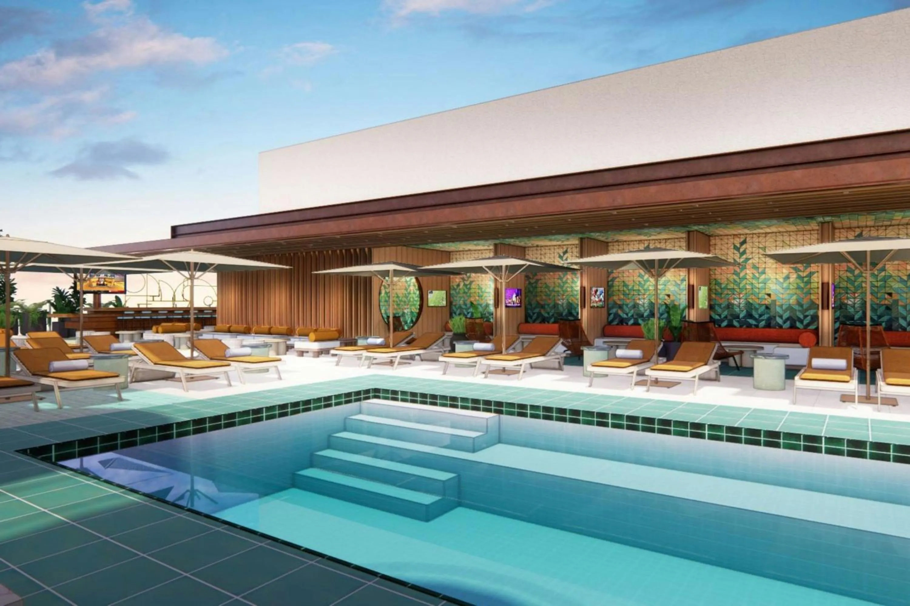 Swimming pool in The REMI Scottsdale Autograph Collection