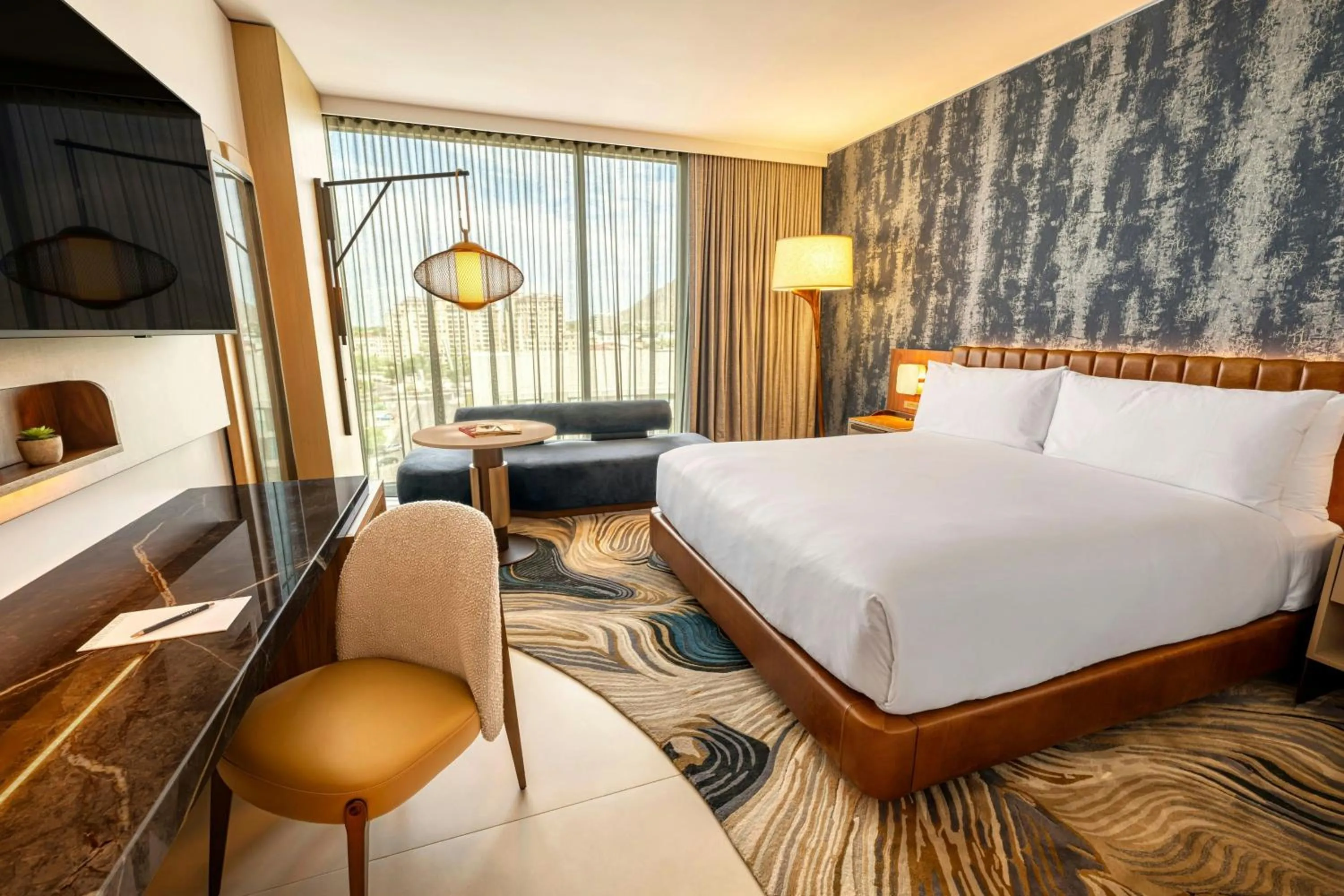 Photo of the whole room, Bed in The REMI, Scottsdale, Autograph Collection