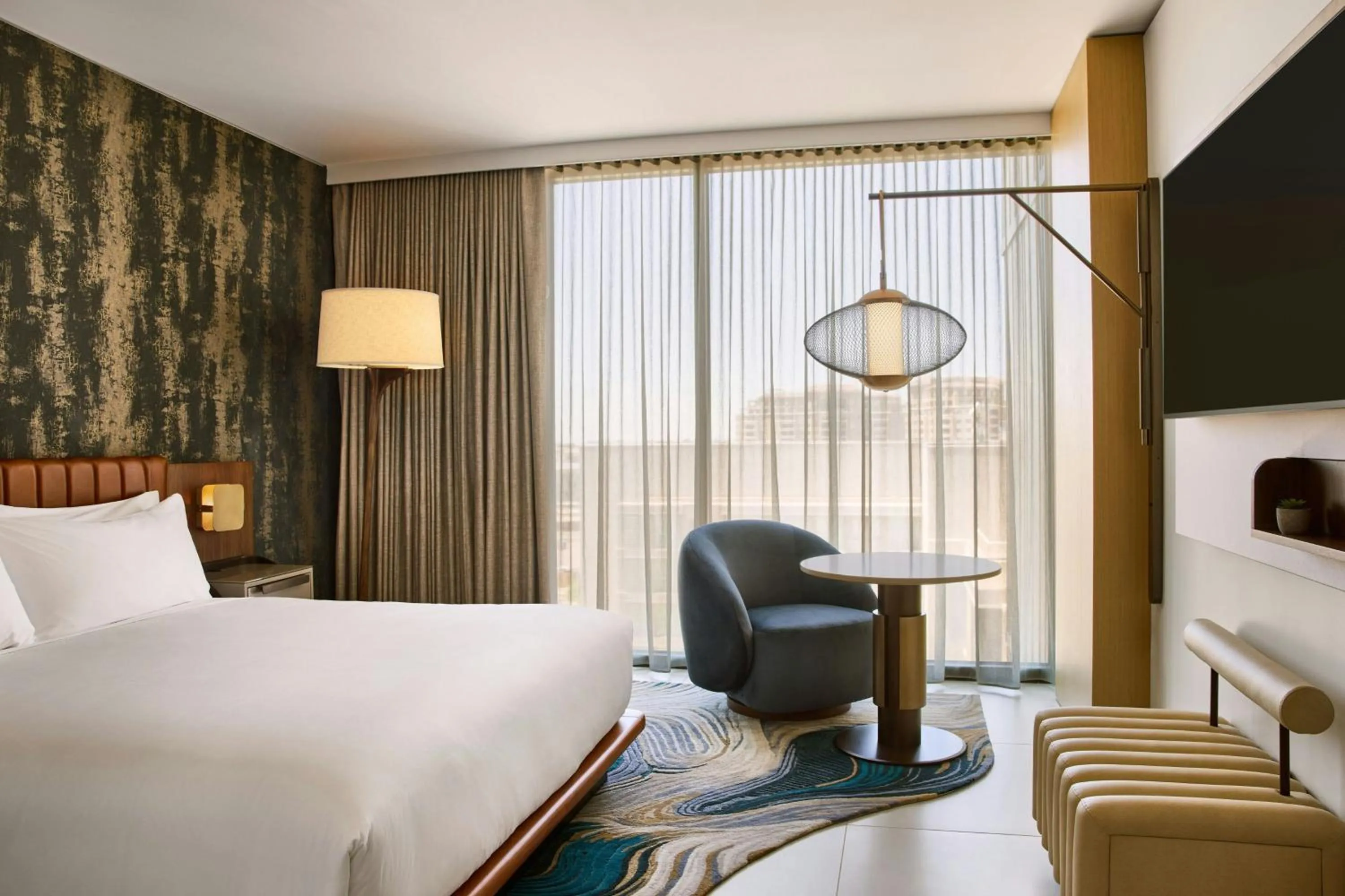 Photo of the whole room, Bed in The REMI, Scottsdale, Autograph Collection